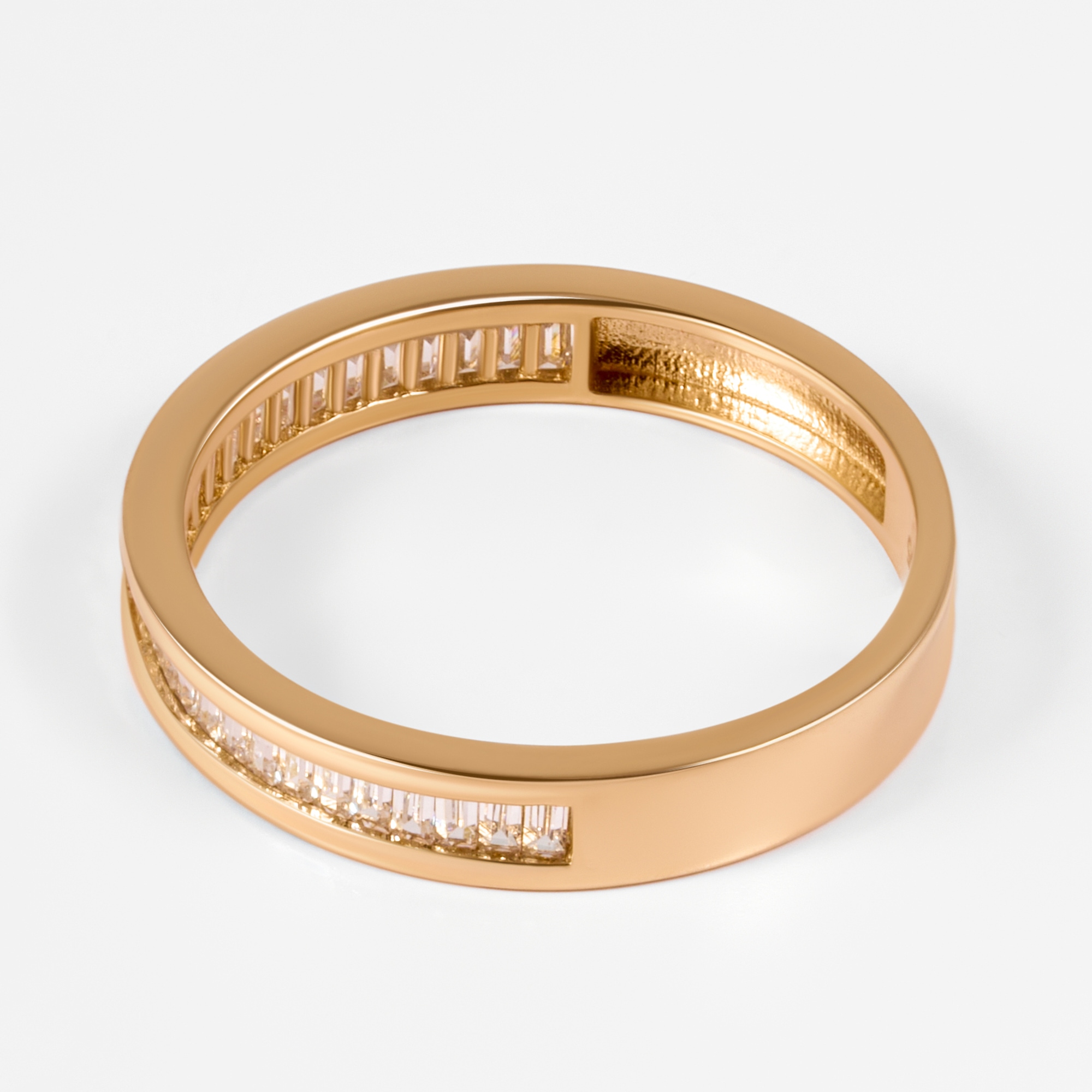 Золотое кольцо Мостар из красного золота 585 пробы МЦРИНГ-5351
