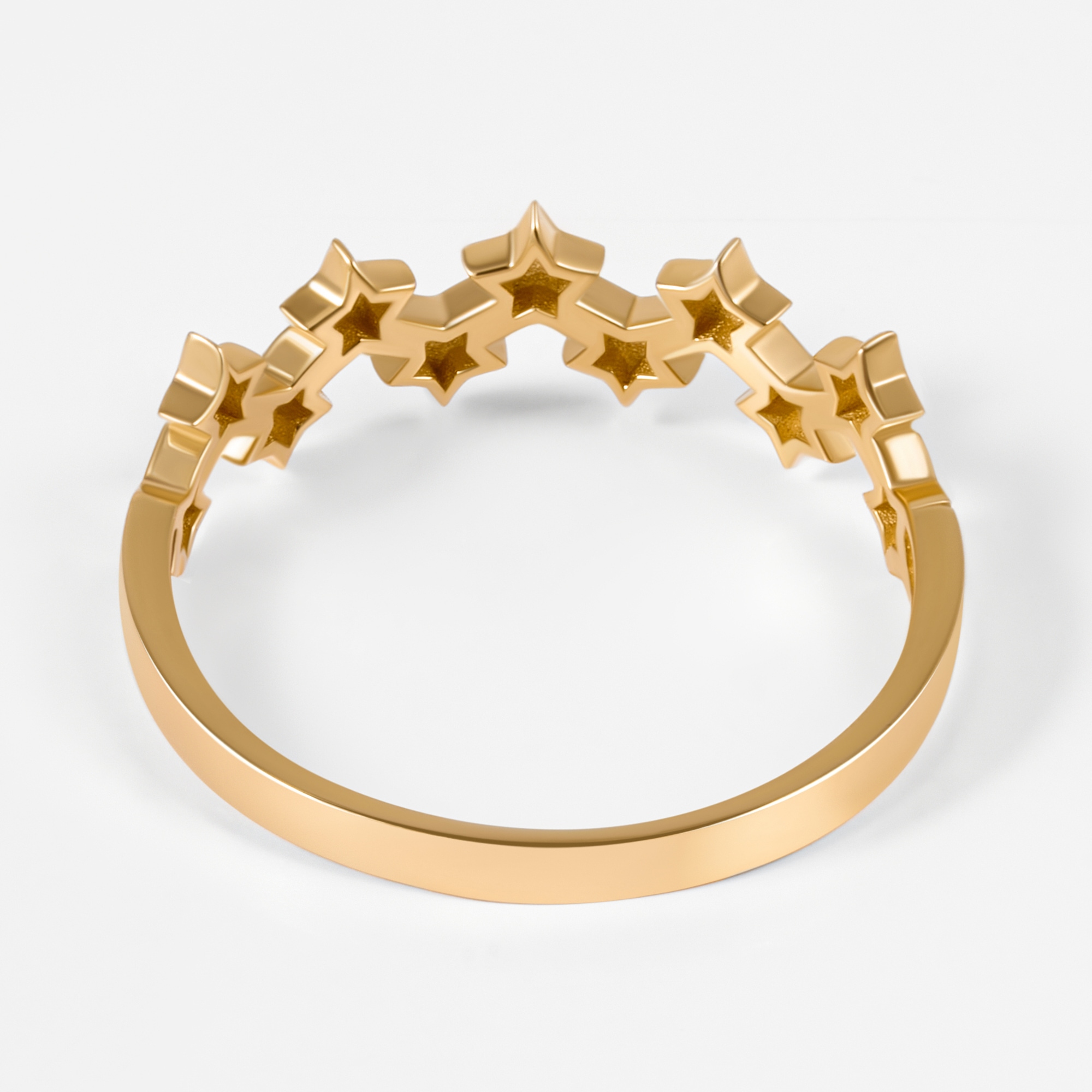 Золотое кольцо Мостар из красного золота 585 пробы МЦП02Р-1121