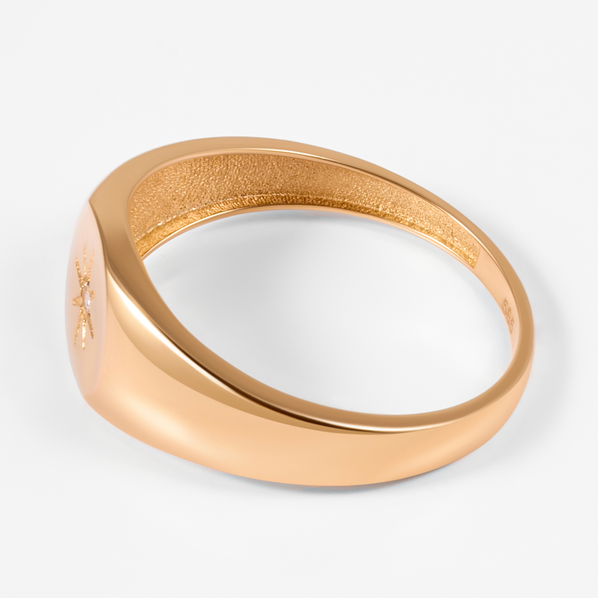 Золотое кольцо Мостар из красного золота 585 пробы МЦП53Р-121