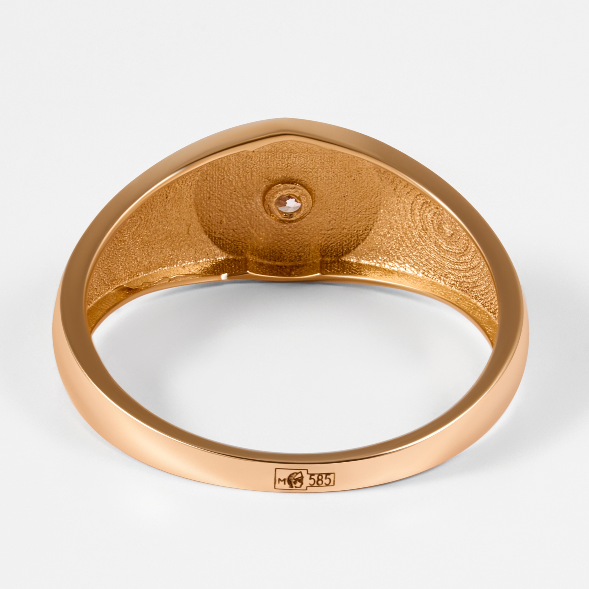 Золотое кольцо Мостар из красного золота 585 пробы МЦП53Р-121