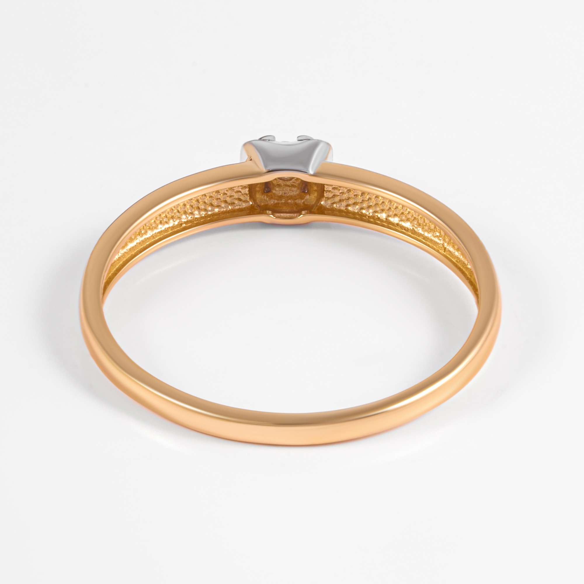 Золотое кольцо Империал из красного золота 585 пробы ИМК2878-120