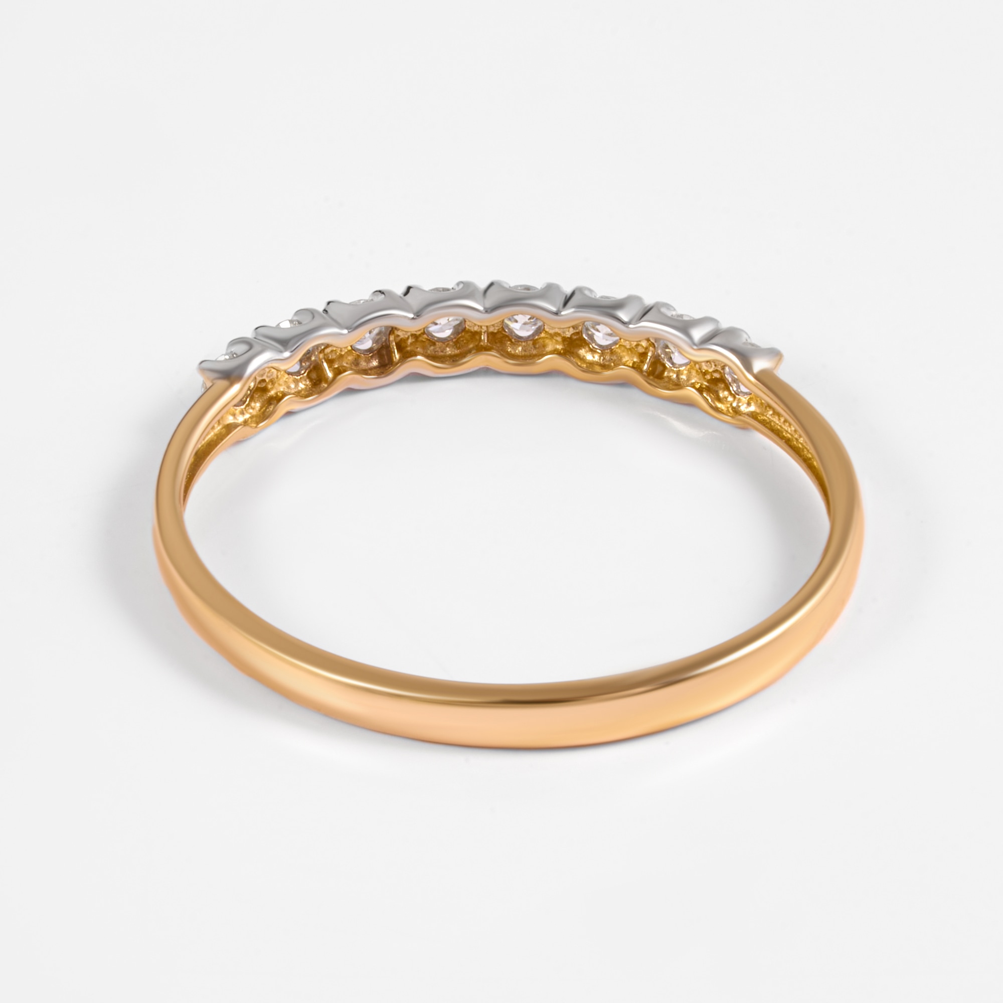 Золотое кольцо Империал из красного золота 585 пробы ИМК2752-120