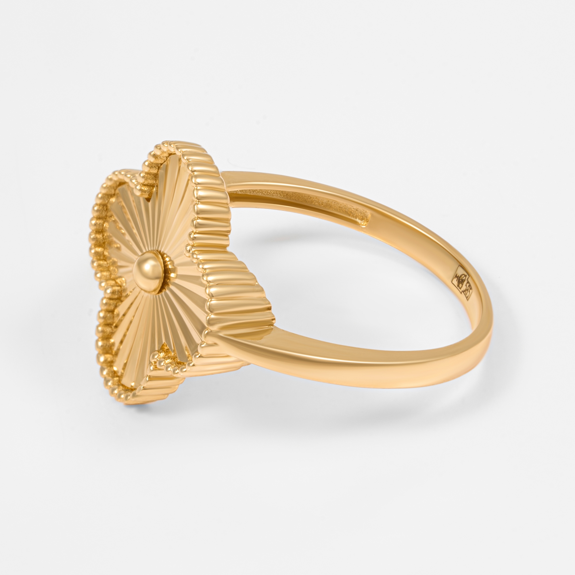 Золотое кольцо Випголд из красного золота 585 пробы ВПКЛ0024Ж