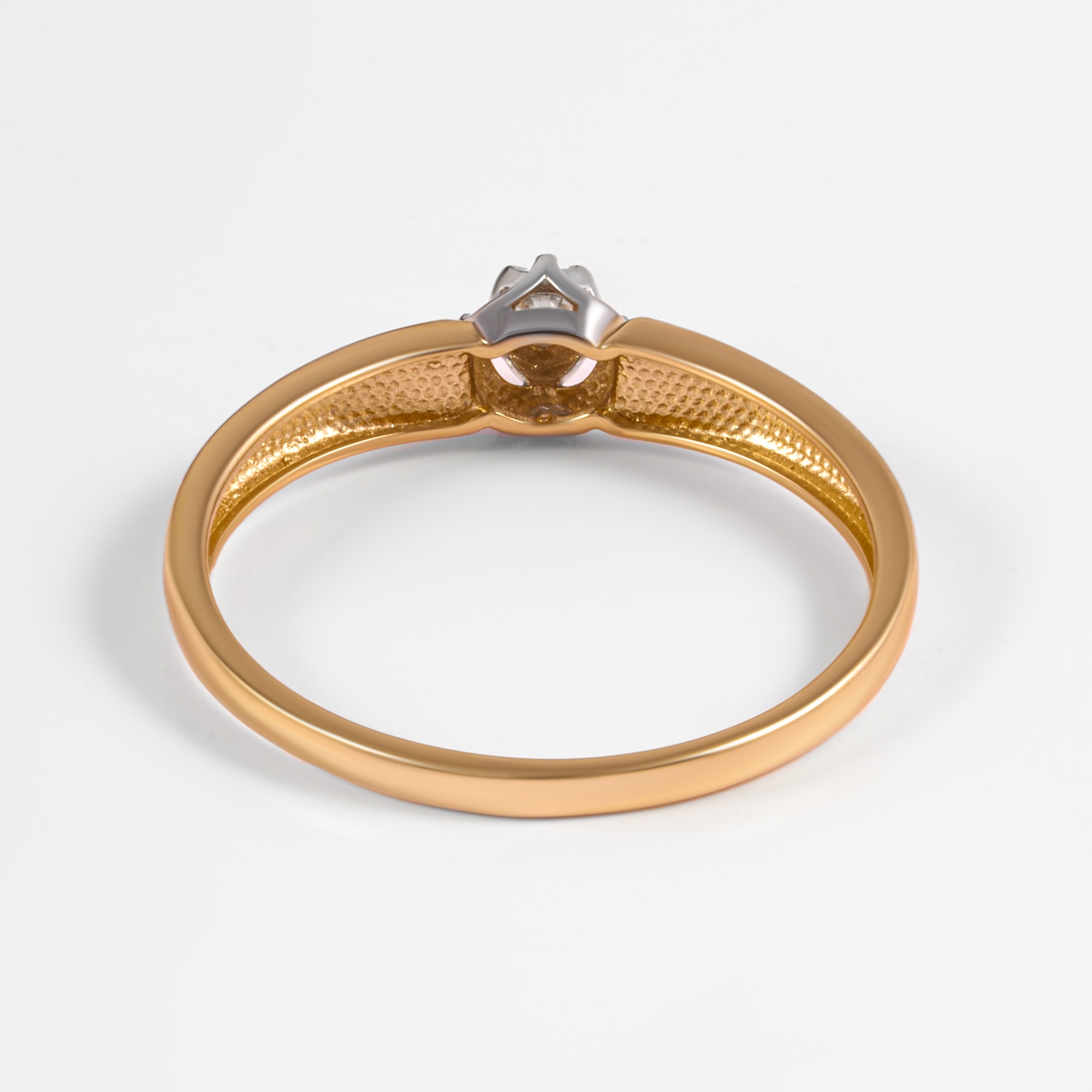 Золотое кольцо Империал из красного золота 585 пробы ИМК2884-120