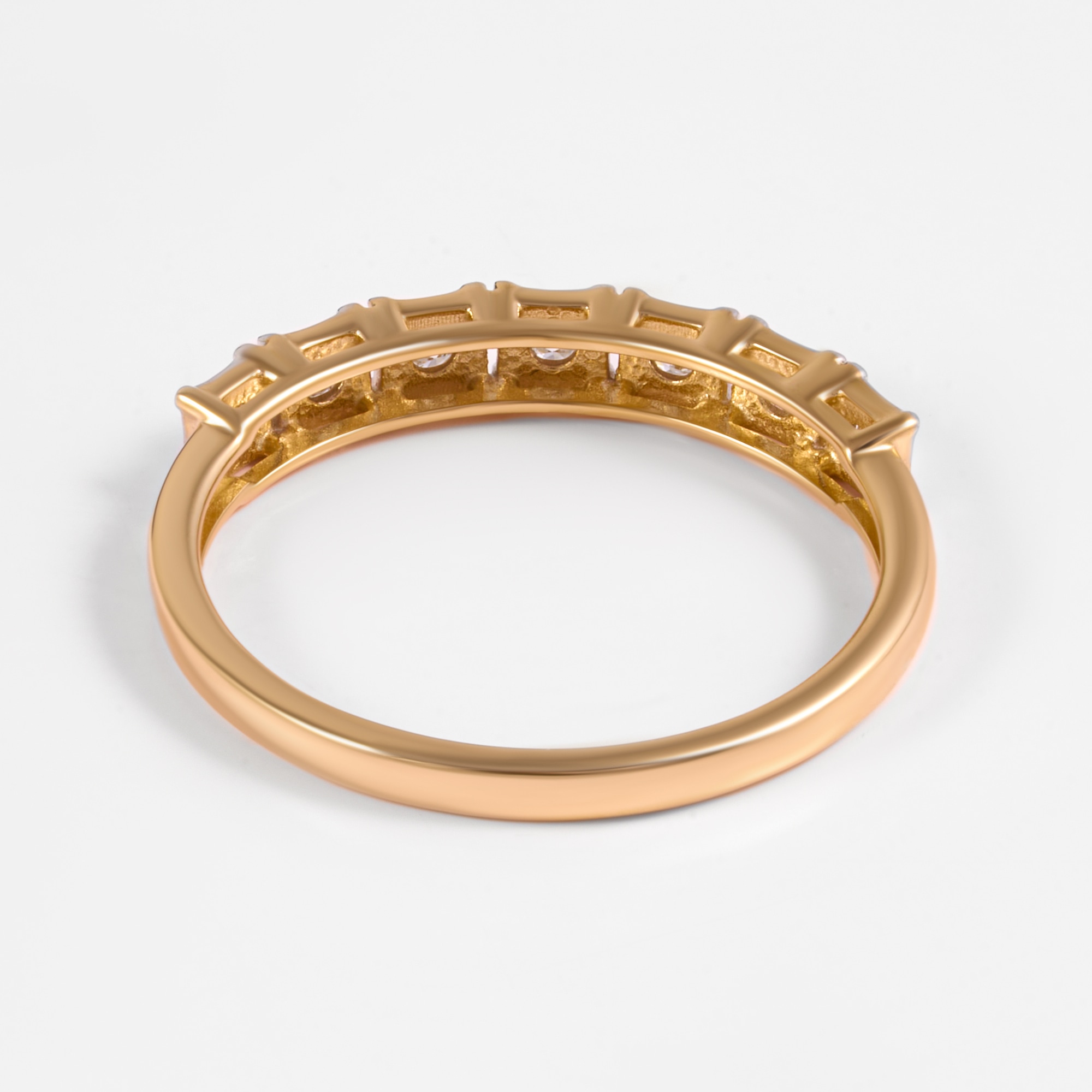 Золотое кольцо Империал из красного золота 585 пробы ИМК2756-120