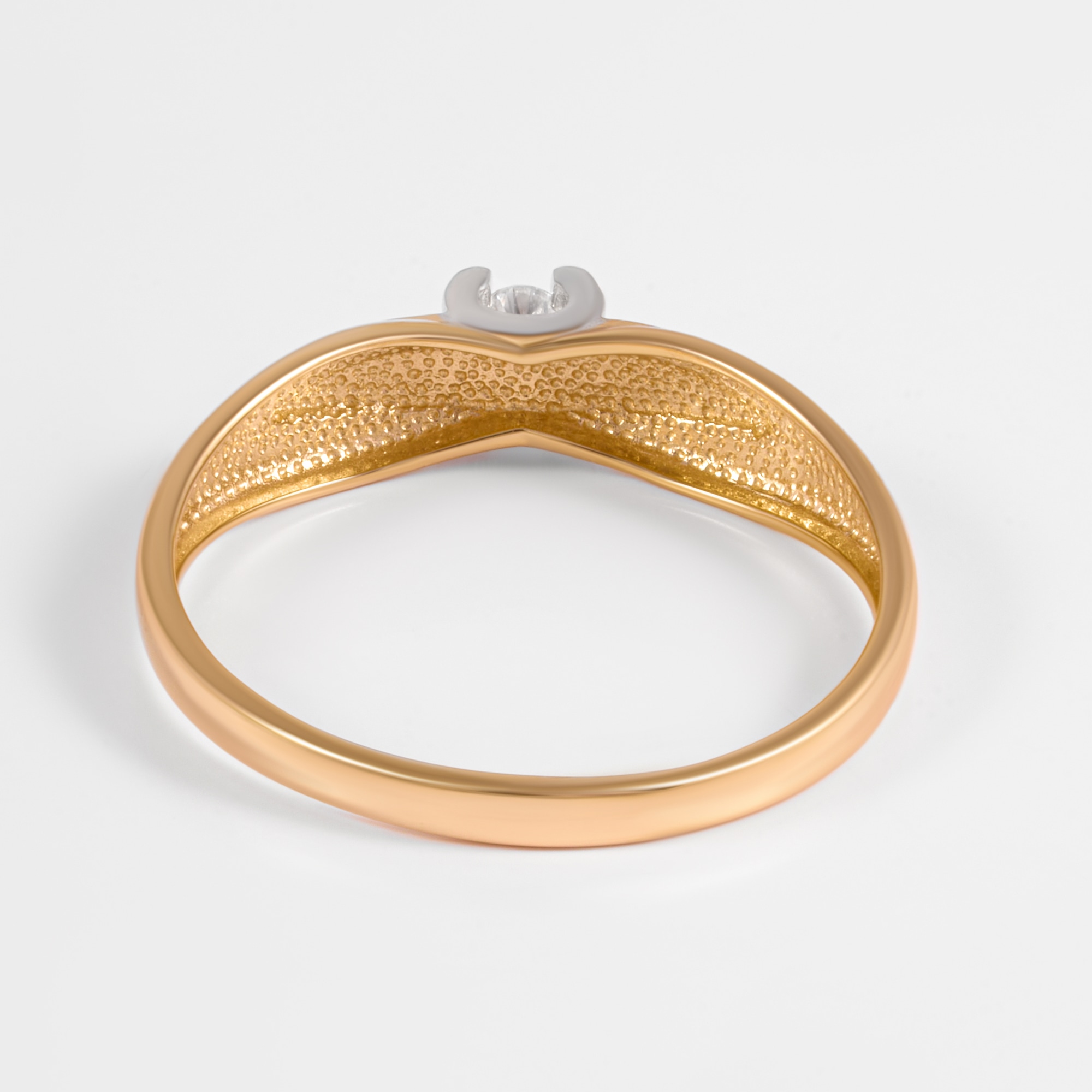 Золотое кольцо Империал из красного золота 585 пробы ИМК0729120