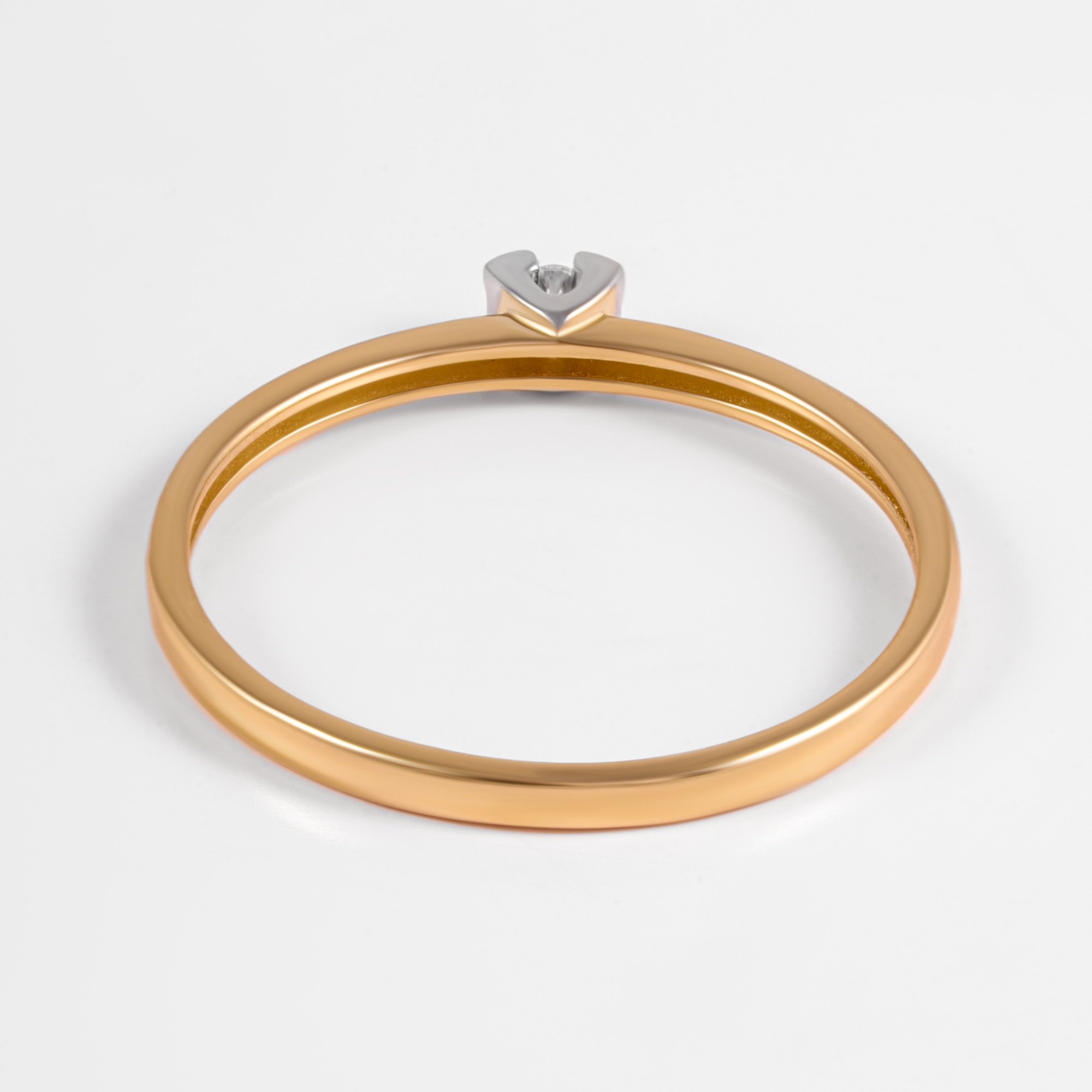 Золотое кольцо Империал из красного золота 585 пробы ИМК1967120