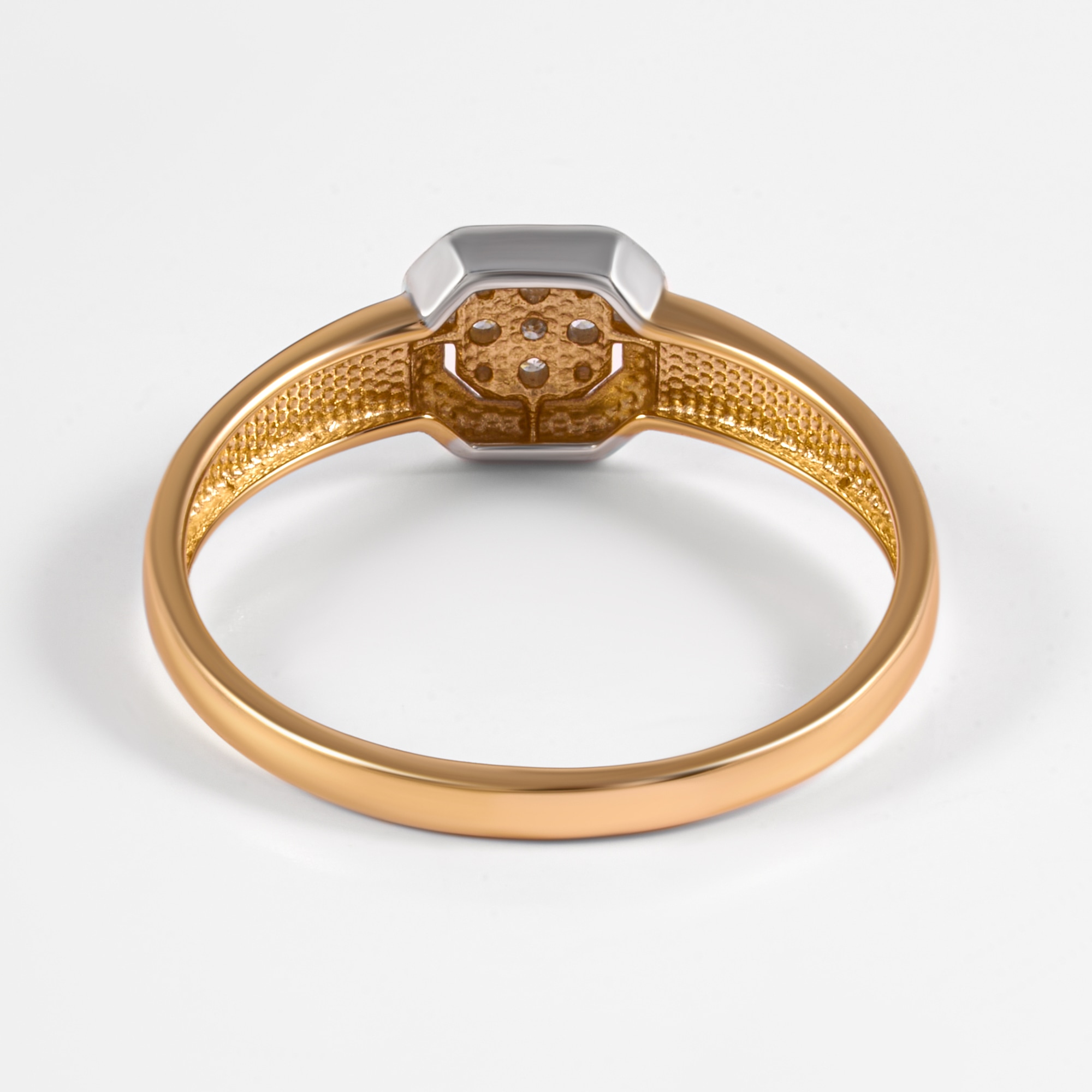 Золотое кольцо Империал из красного золота 585 пробы ИМК2948-120