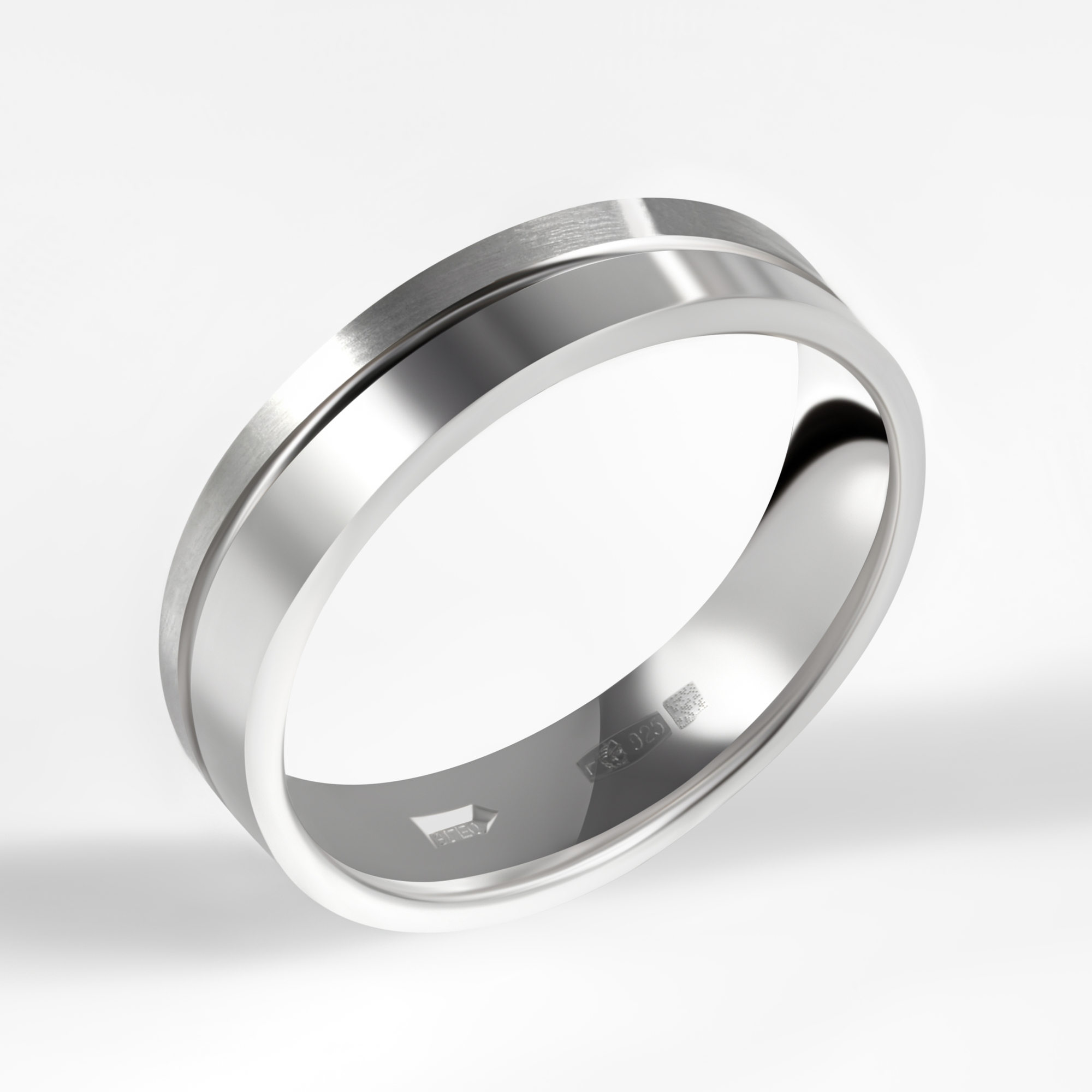 Серебряное кольцо обручальное Тимофеев ТМАГМ1Б