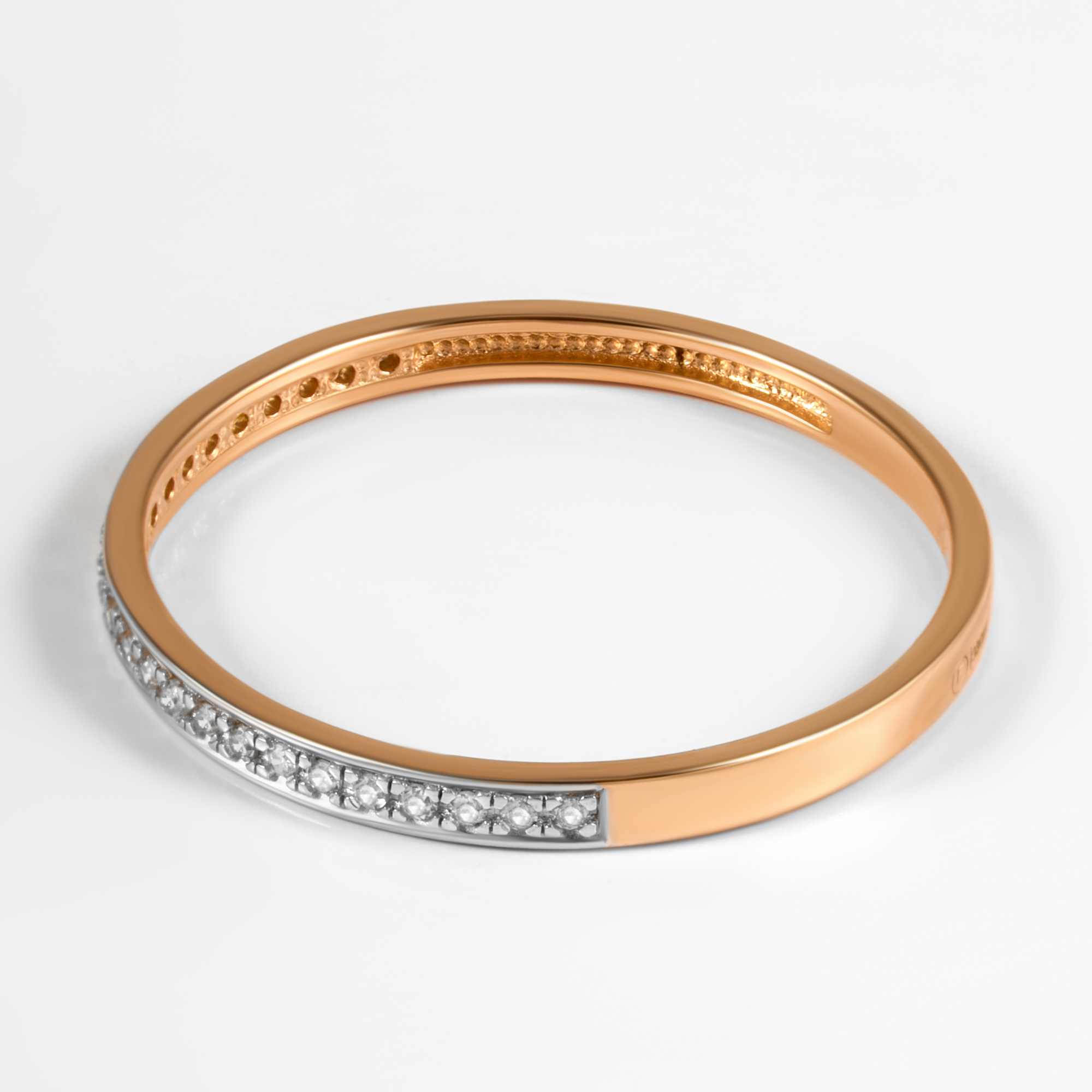 Золотое кольцо обручальное Efremof из красного золота 585 пробы ЮПК13112400