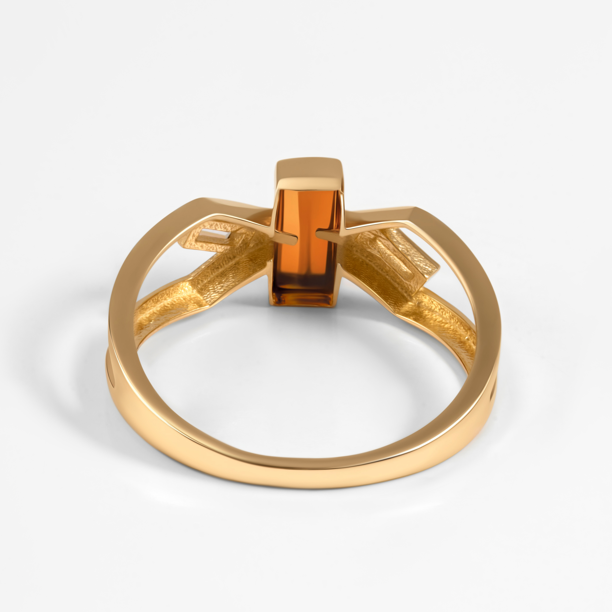 Золотое кольцо Мостар из красного золота 585 пробы МЦР22ДК0548ЦЗ