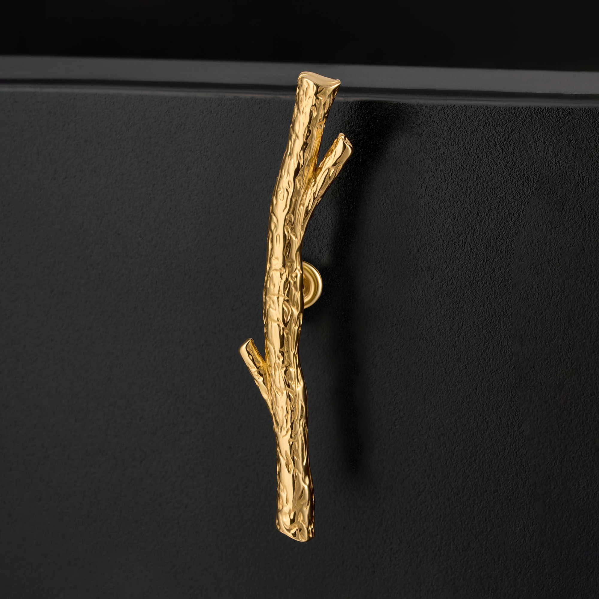 Золотые серьги полупара Мостар из красного золота 585 пробы МЦП22ДК1036