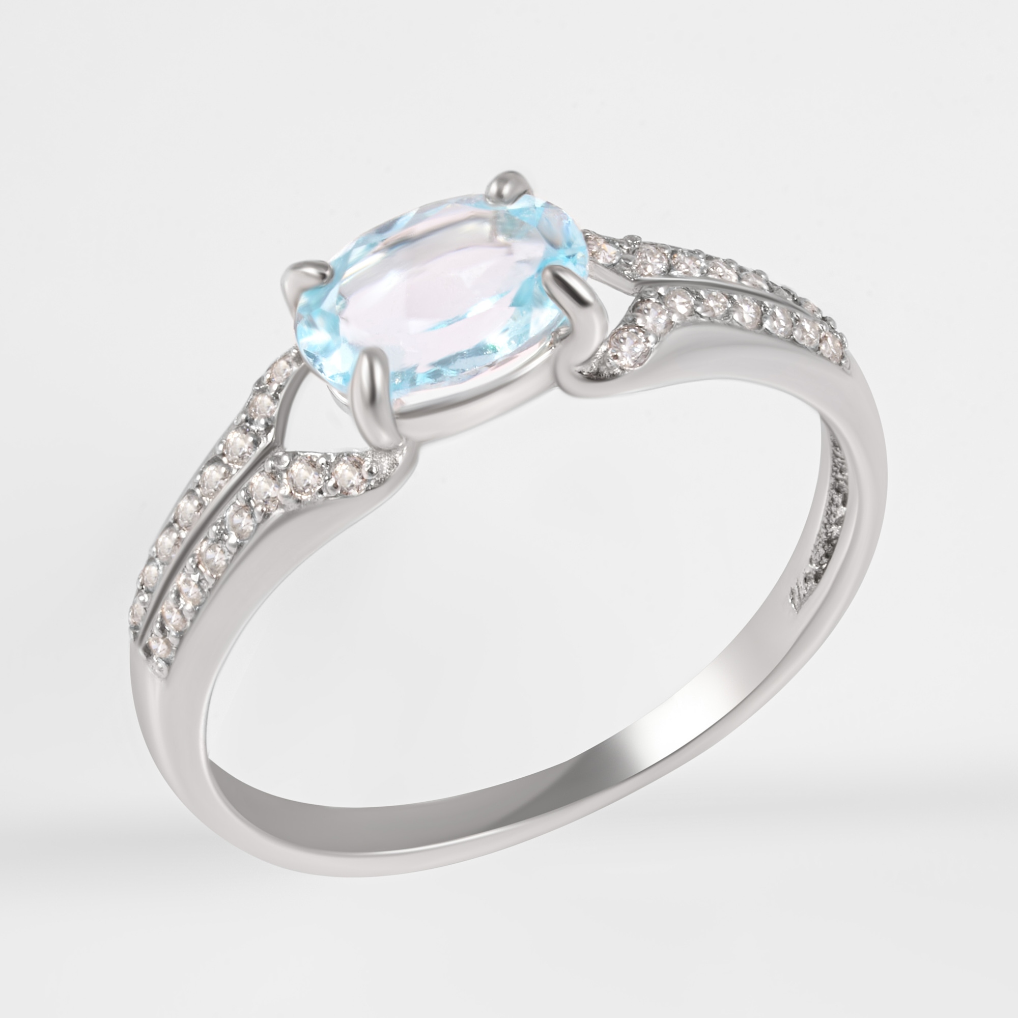 Серебряное кольцо Ривьера 6Р151-1060-07