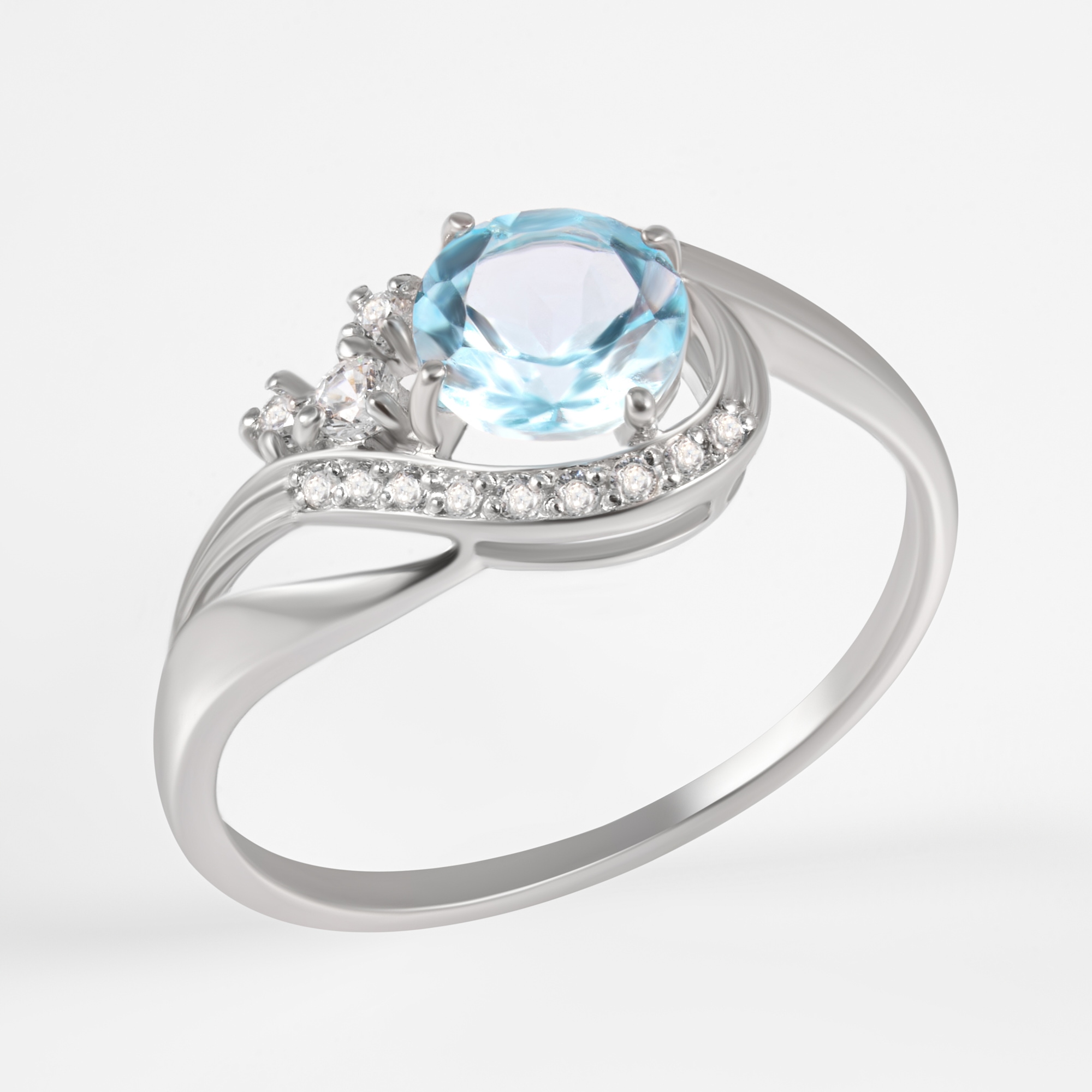 Серебряное кольцо Ривьера 6Р151-1107-07