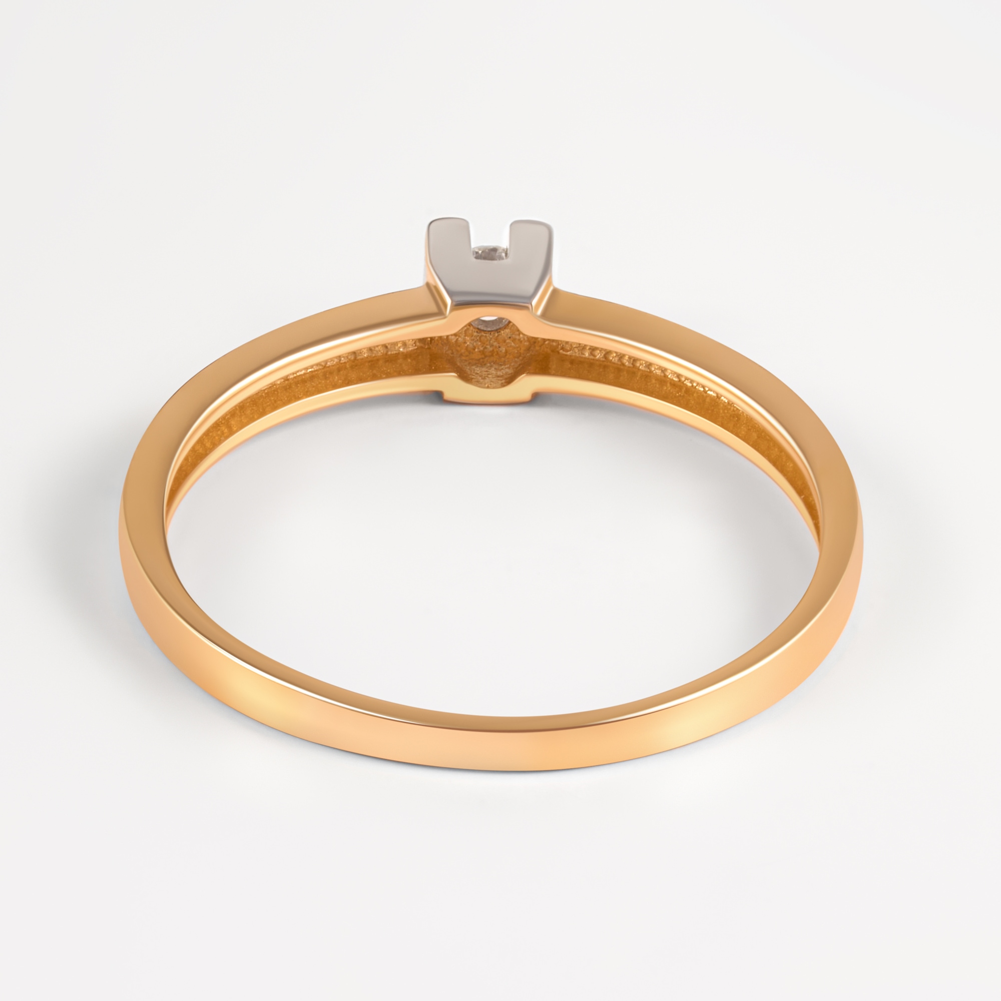 Золотое кольцо Империал из красного золота 585 пробы ИМК1971-120
