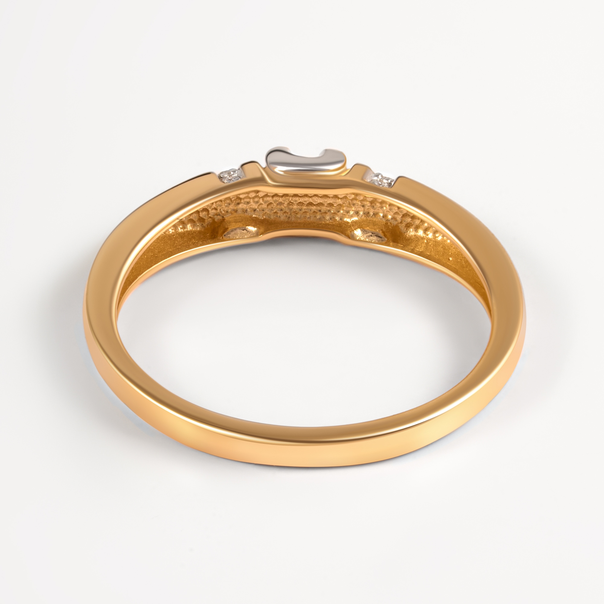 Золотое кольцо Империал из красного золота 585 пробы ИМК2680-120