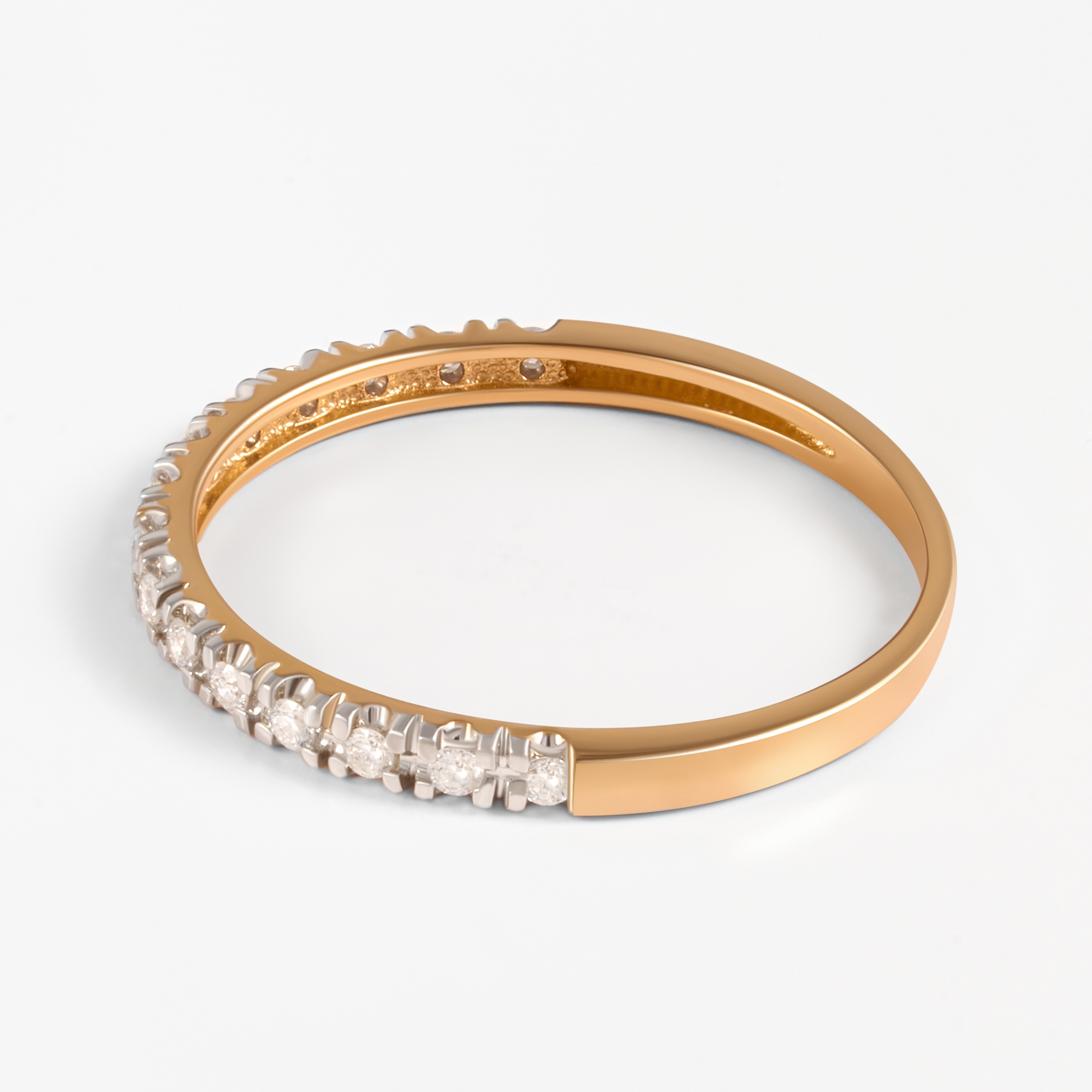 Золотое кольцо Империал из красного золота 585 пробы ИМК1963-120