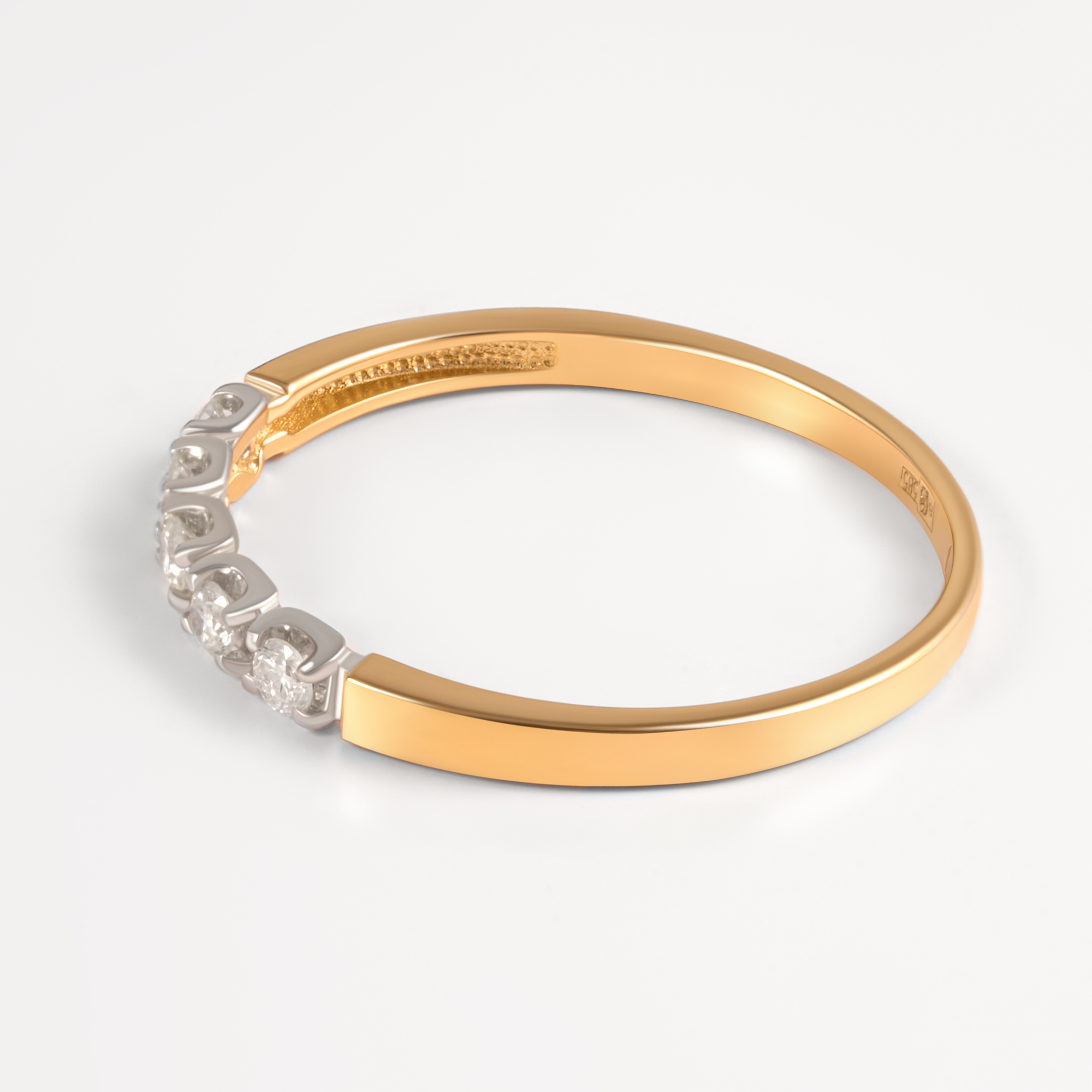 Золотое кольцо Империал из красного золота 585 пробы ИМК1484-120