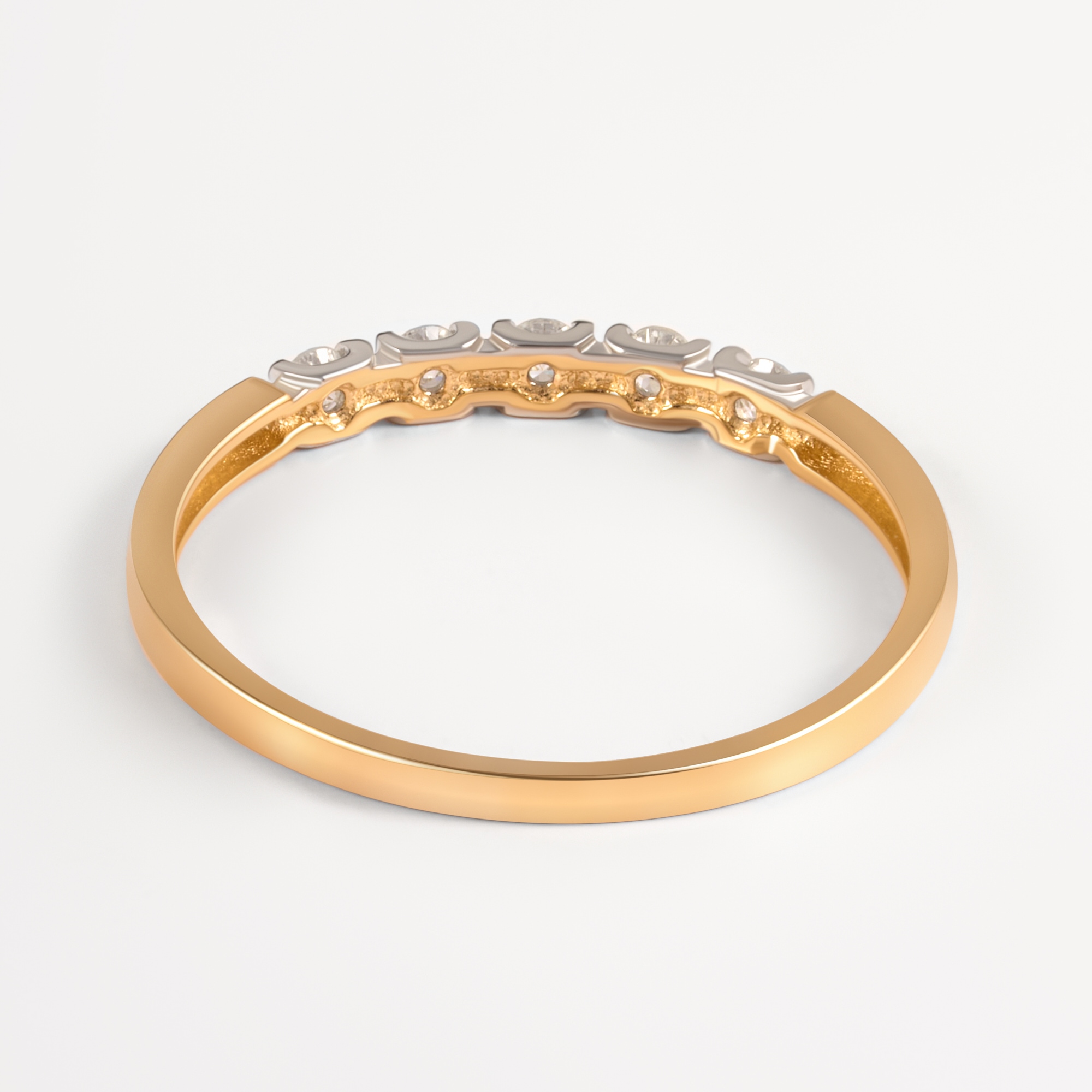 Золотое кольцо Империал из красного золота 585 пробы ИМК1484-120