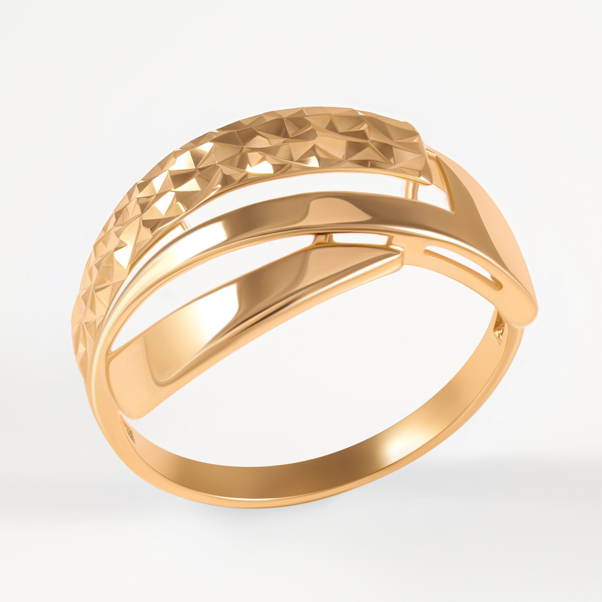 Золотое кольцо Династия из красного золота 585 пробы 7Д009971-1010