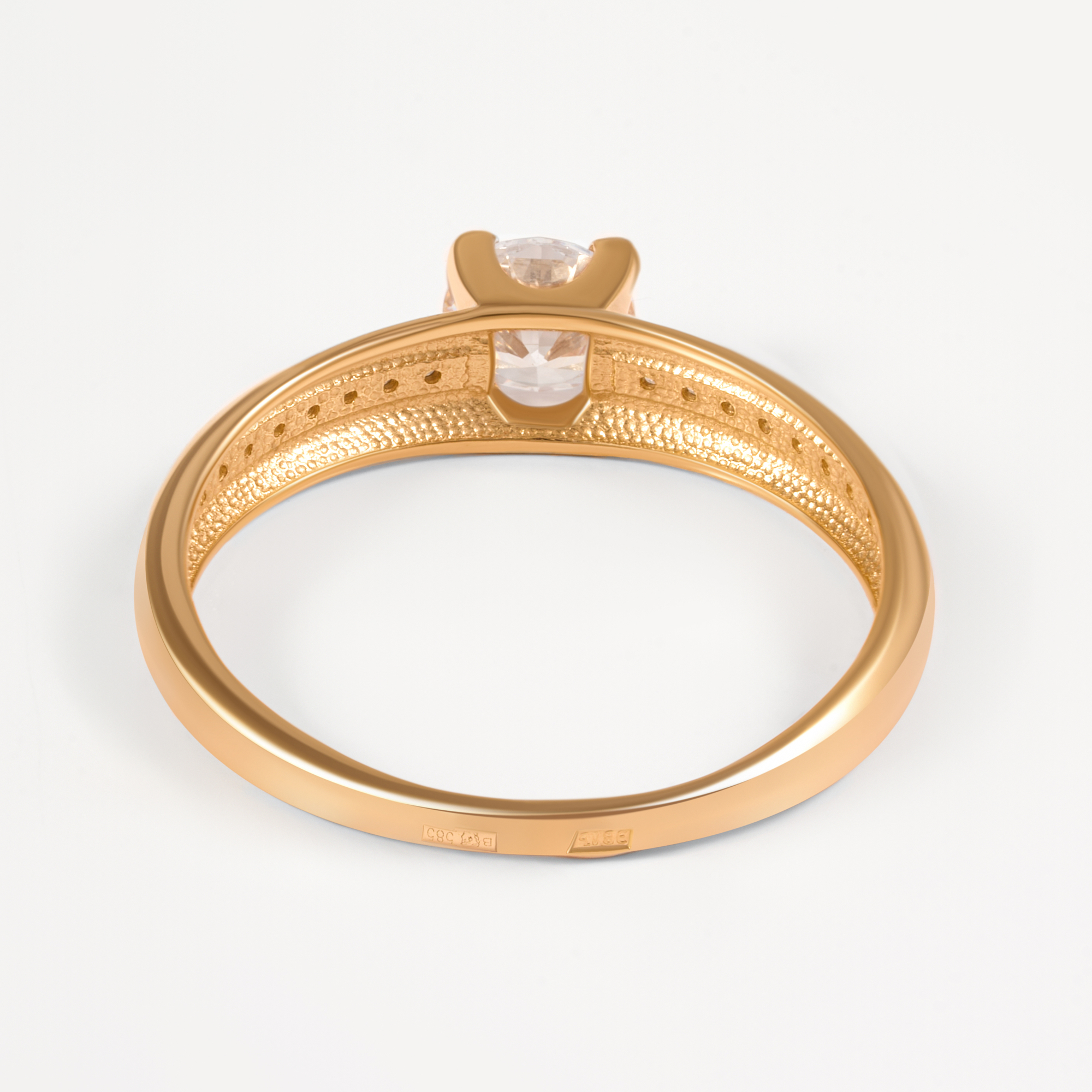 Золотое кольцо Династия из красного золота 585 пробы 7Д000481-1102