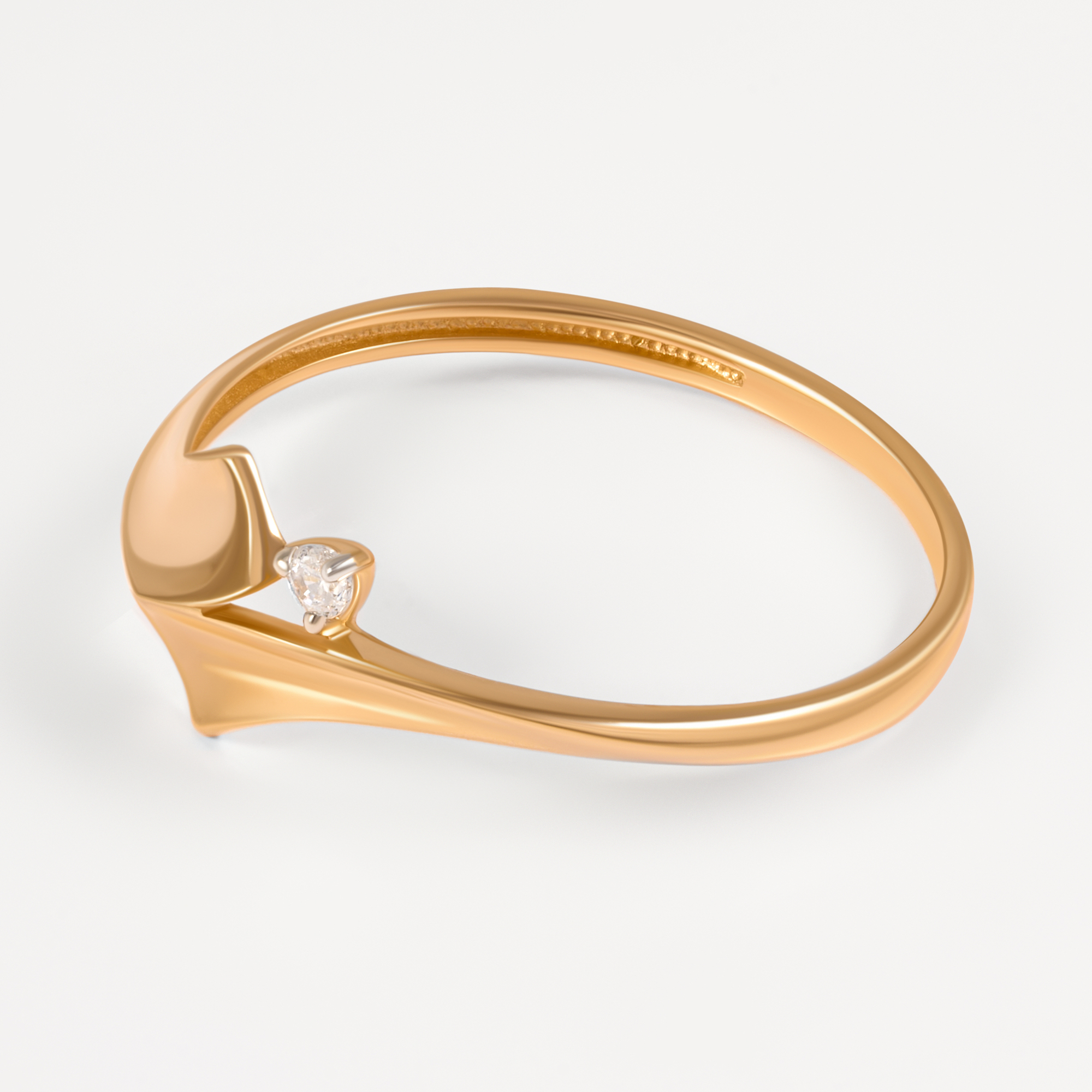 Золотое кольцо Династия из красного золота 585 пробы 7Д020991-1102