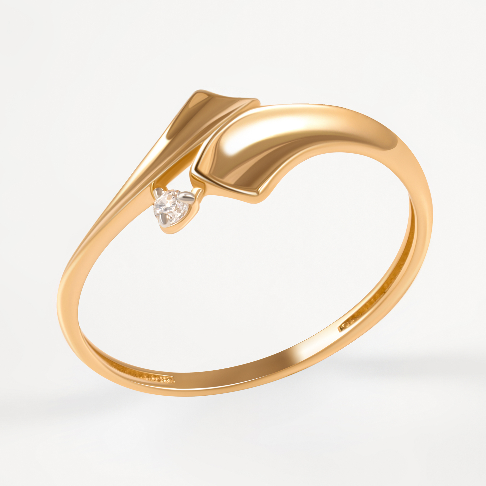 Золотое кольцо Династия из красного золота 585 пробы 7Д020991-1102