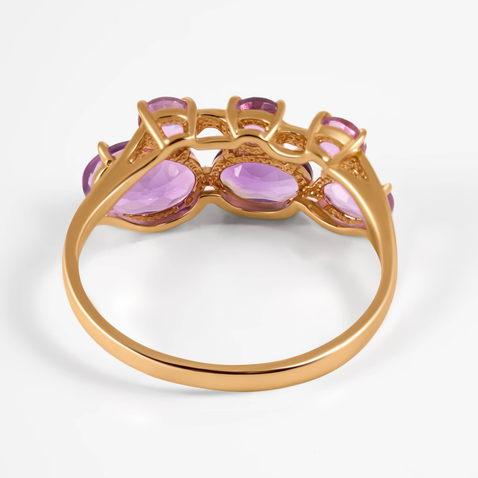 Золотое кольцо Мастер бриллиант из красного золота 585 пробы МБ0118440200010