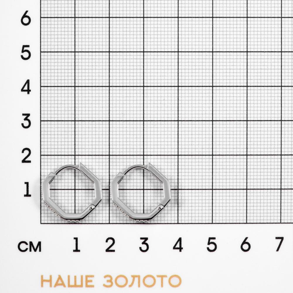 Серебряные серьги конго Джей арт ЖД2053291011000