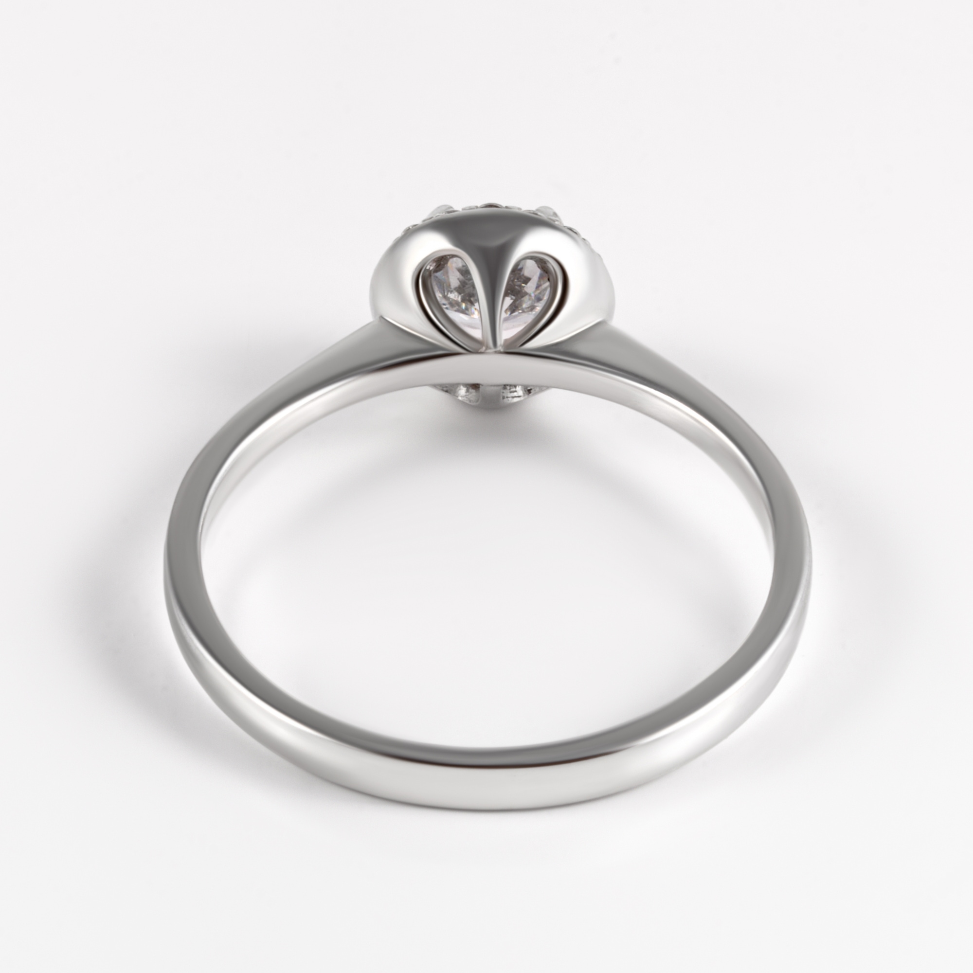 Серебряное кольцо Вознесенский  со вставками (фианит) 6В10-0491, размеры от 15 до 21