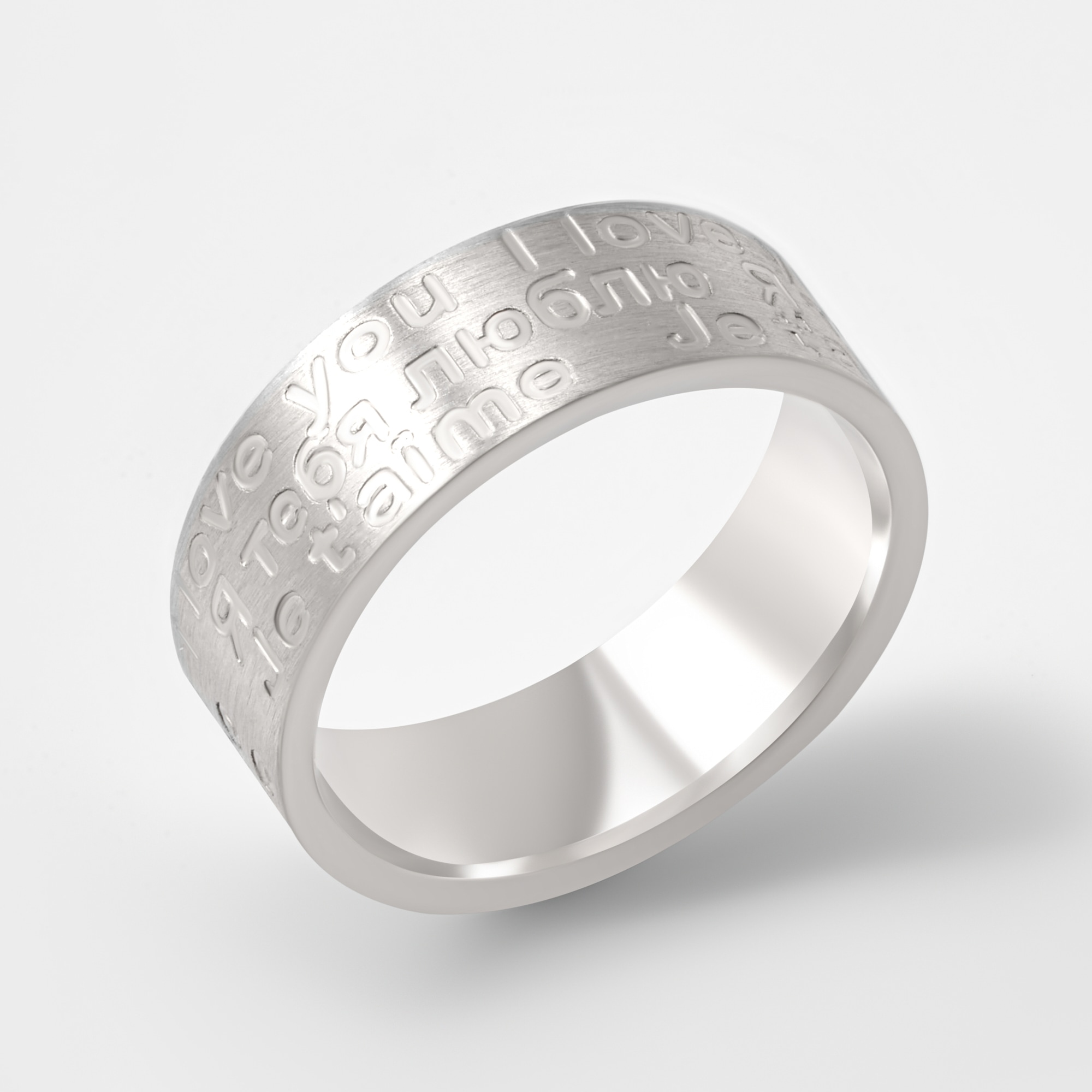 Серебряное кольцо обручальное Тимофеев ТМАГМ1Б