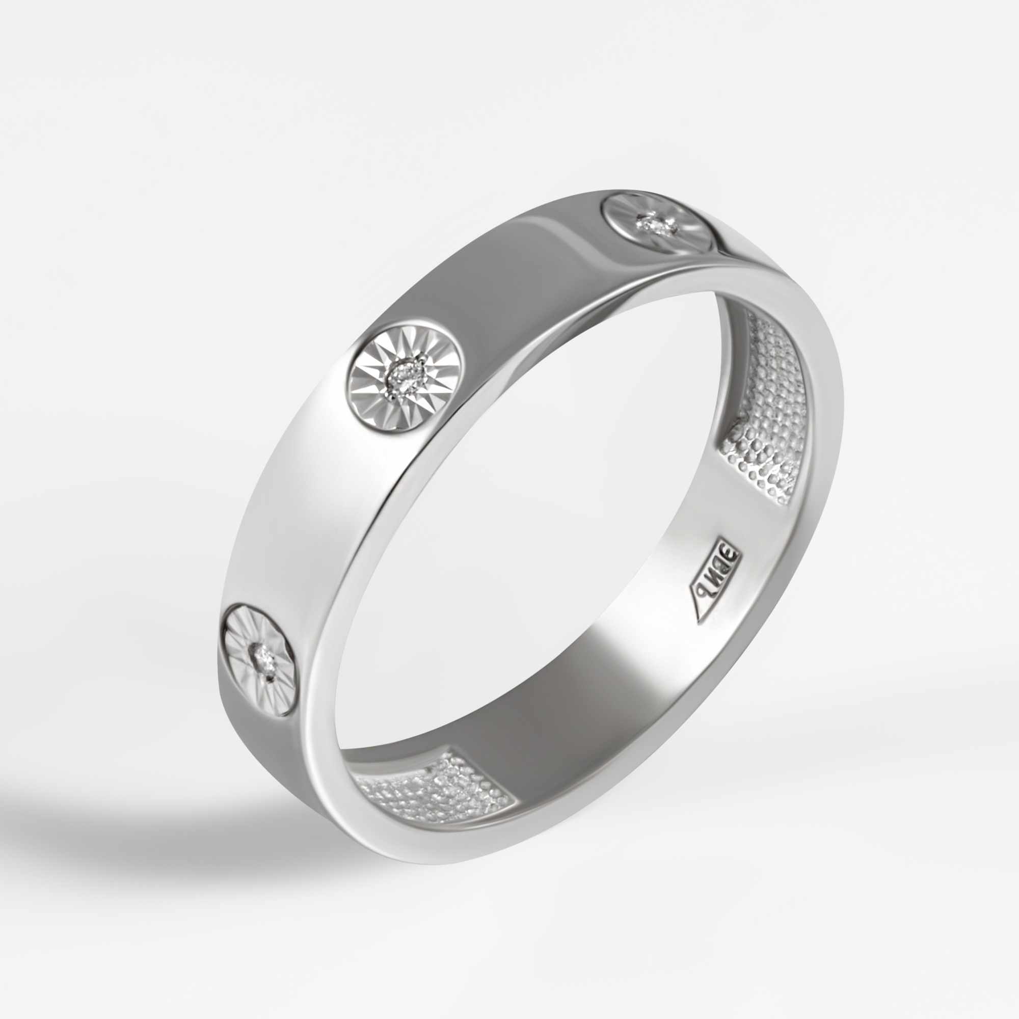 Платиновое кольцо Империал ИМК0903/ПТ-420