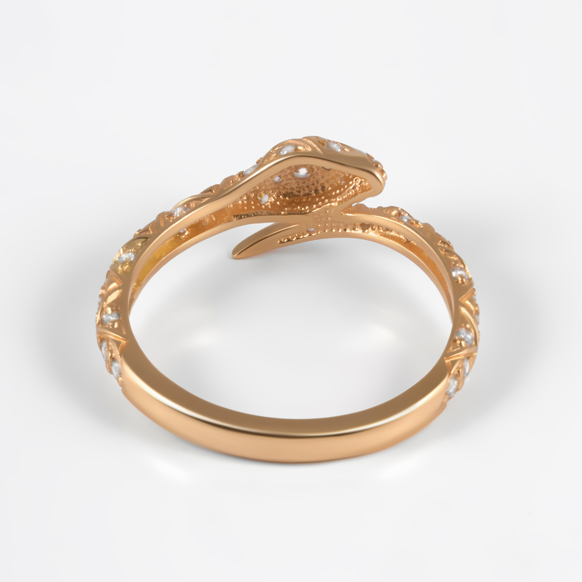 Золотое кольцо Альтеза из красного золота 585 пробы А910237