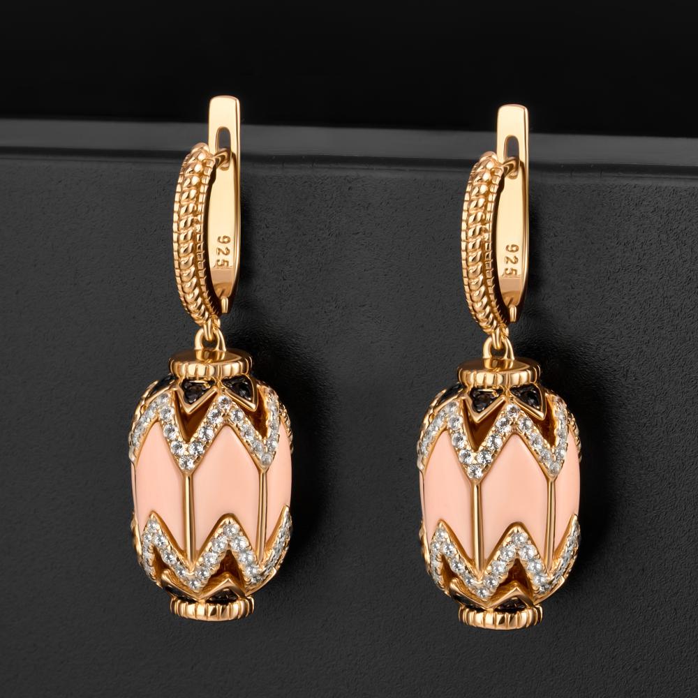 Серебряные серьги подвесные Style avenue СЙЦАИЕ426ЦО