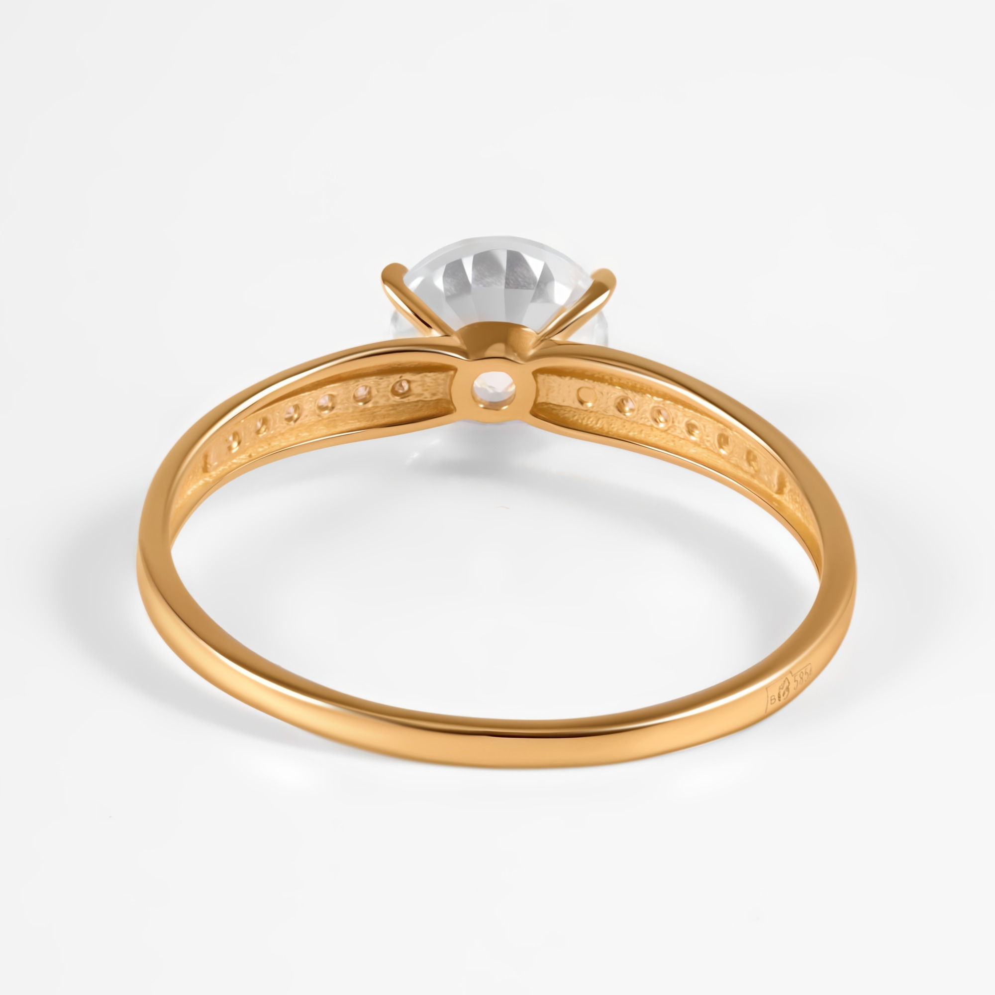 Золотое кольцо Золотая столица из красного золота 585 пробы ЗЧ1180251010