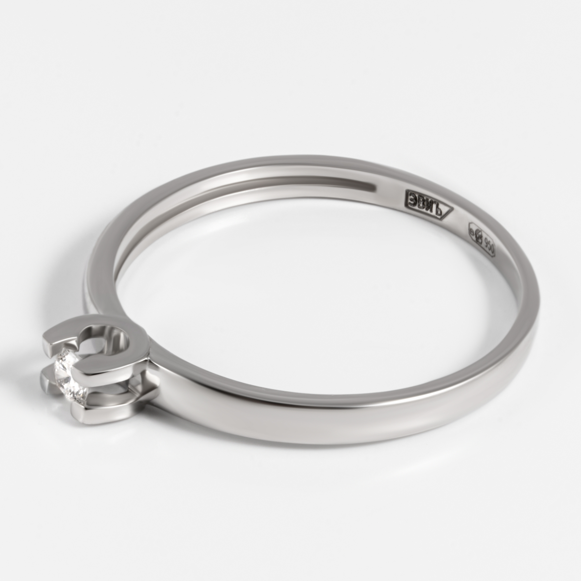 Платиновое кольцо Империал ИМК0237/ПТ-420