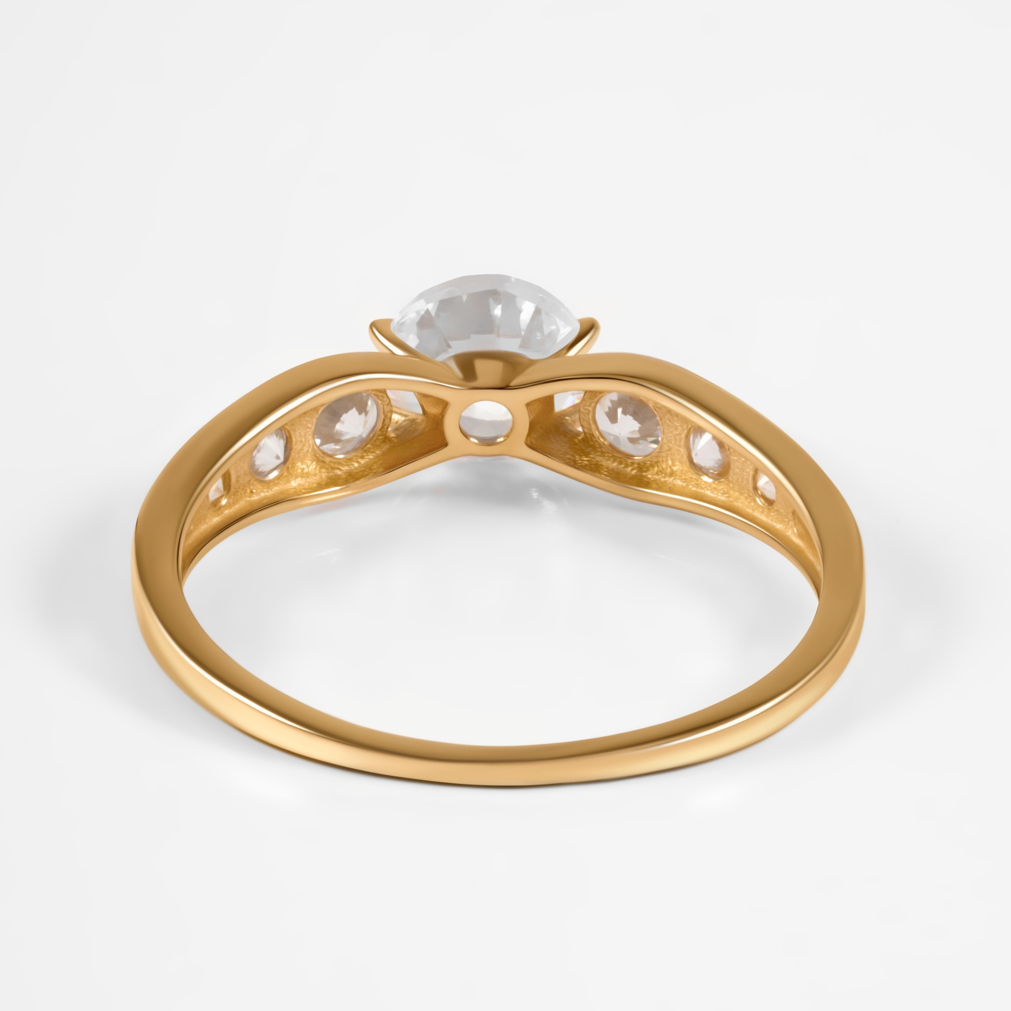 Золотое кольцо Золотая столица из красного золота 585 пробы ЗЧ1180141010