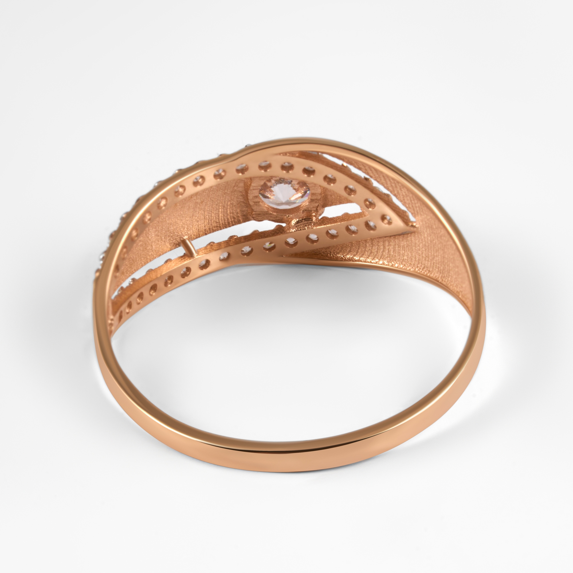 Золотое кольцо Золотая подкова из красного золота 585 пробы ЯВ8200156