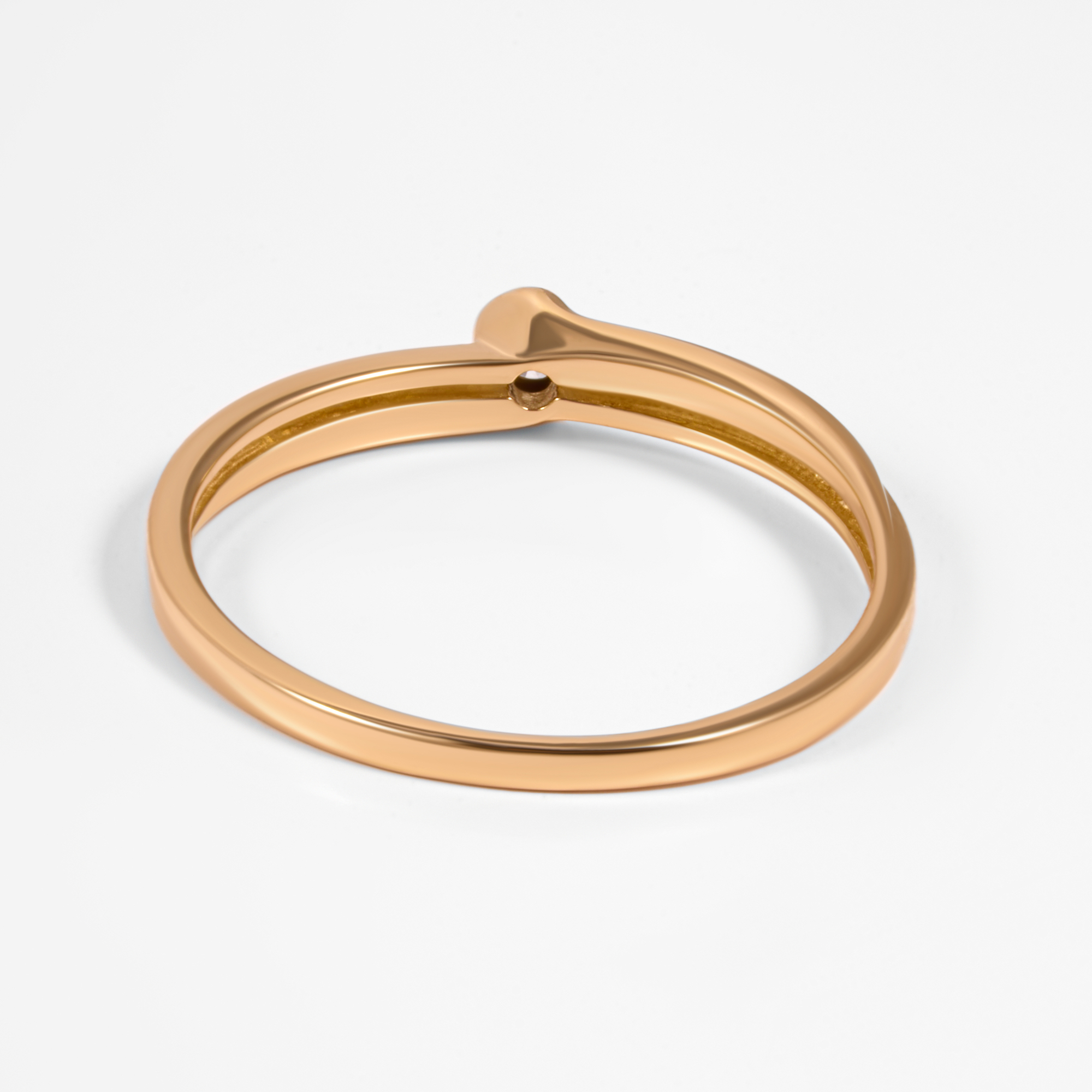 Золотое кольцо Григорьев даймонд из красного золота 585 пробы Э101-11-6014-11-00-21