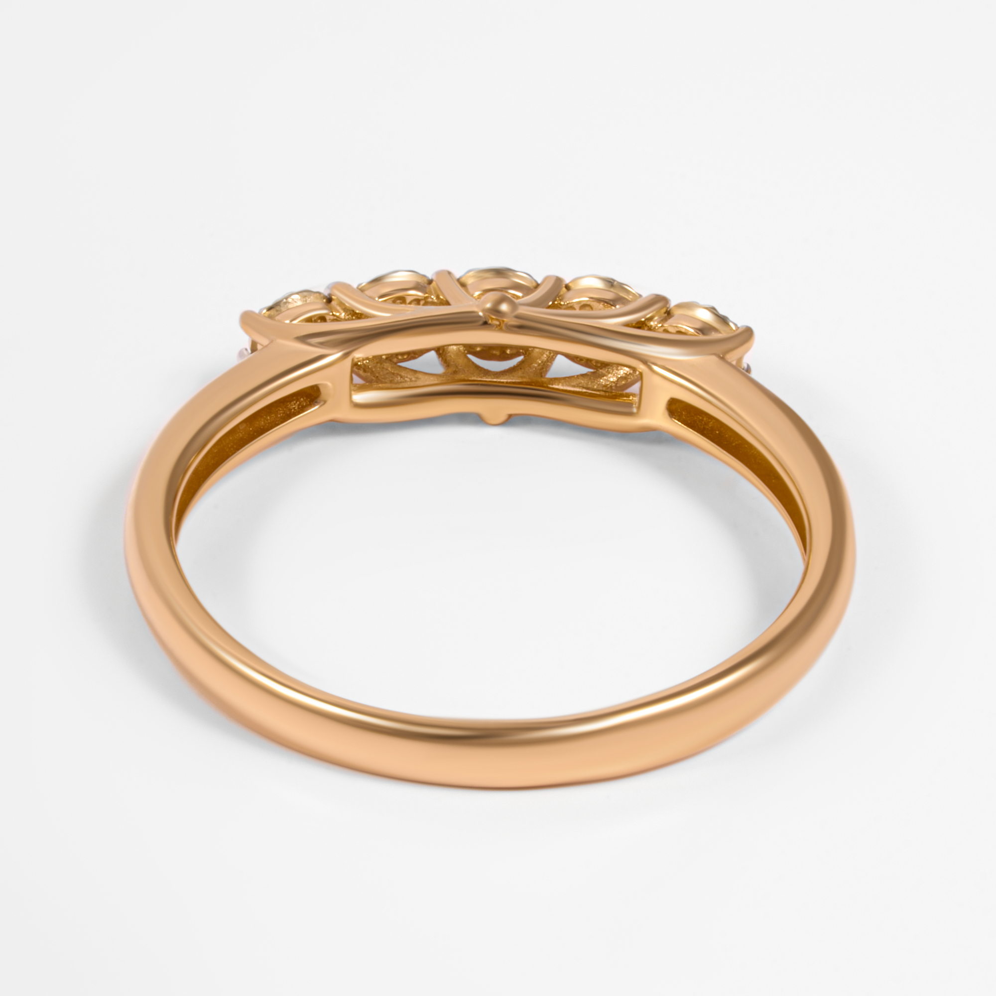 Золотое кольцо Григорьев даймонд из красного золота 585 пробы Э101-11-5316-11-00