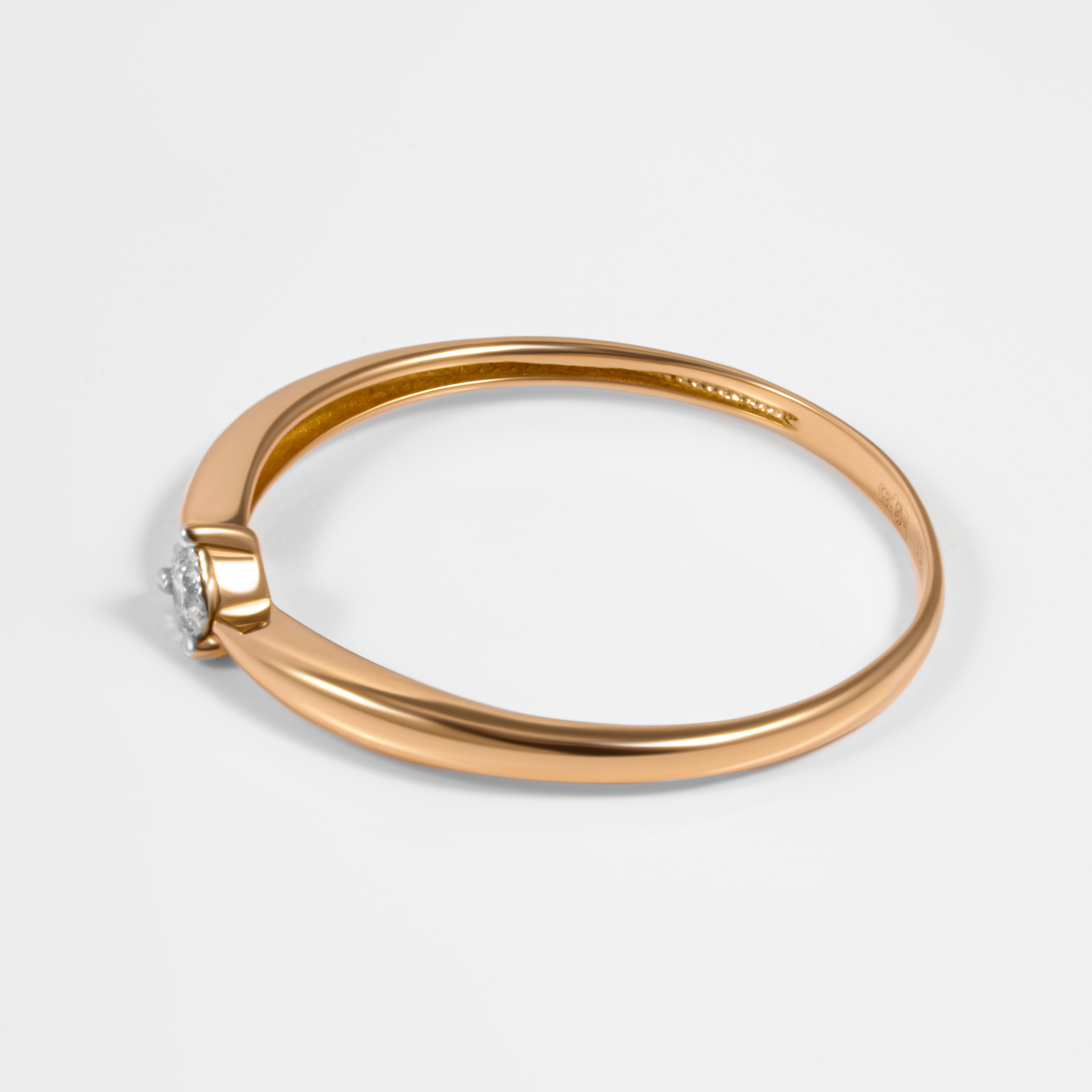 Золотое кольцо Григорьев даймонд из красного золота 585 пробы Э101-11-6030-11-00-21