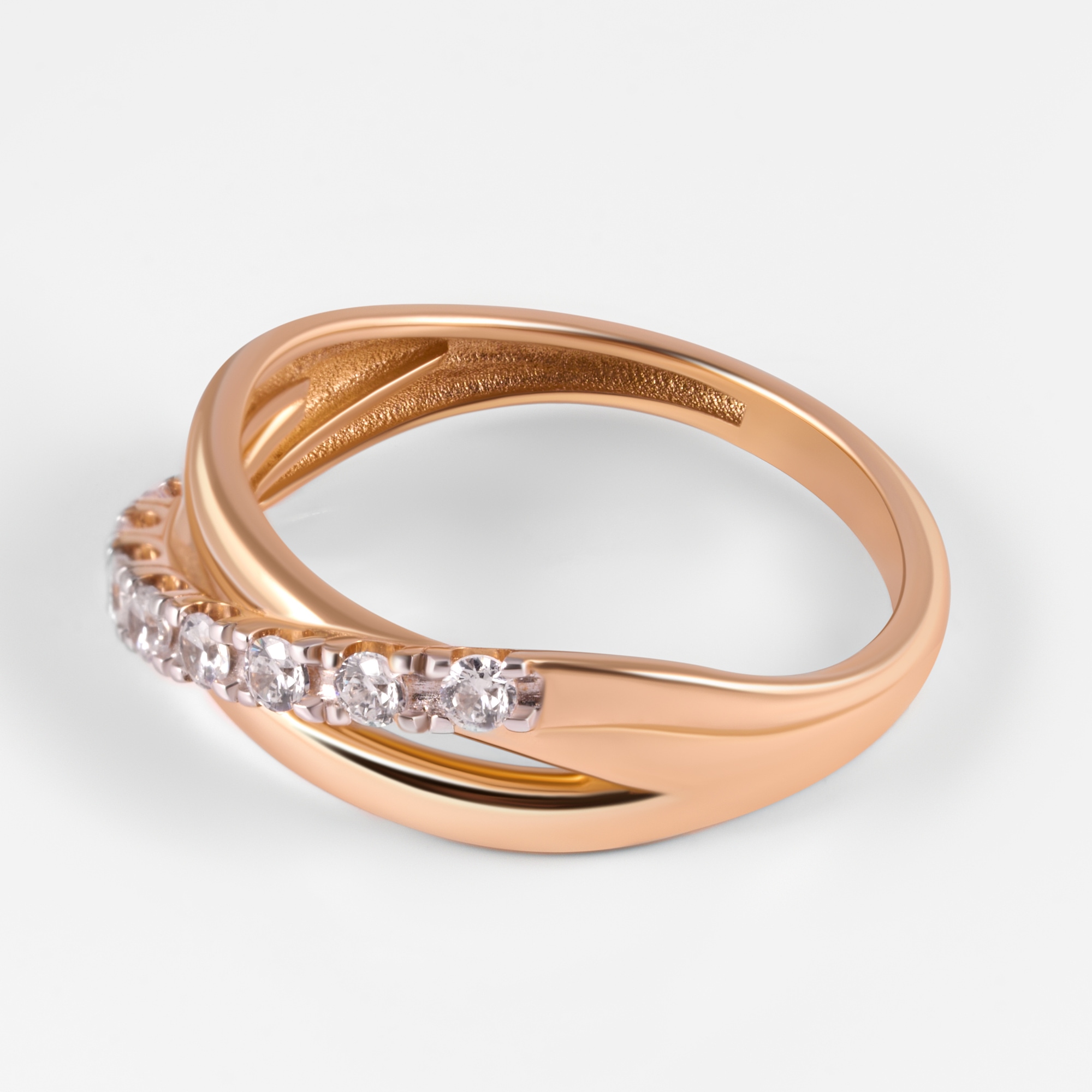 Золотое кольцо Efremof из красного золота 585 пробы ЮПК13217984