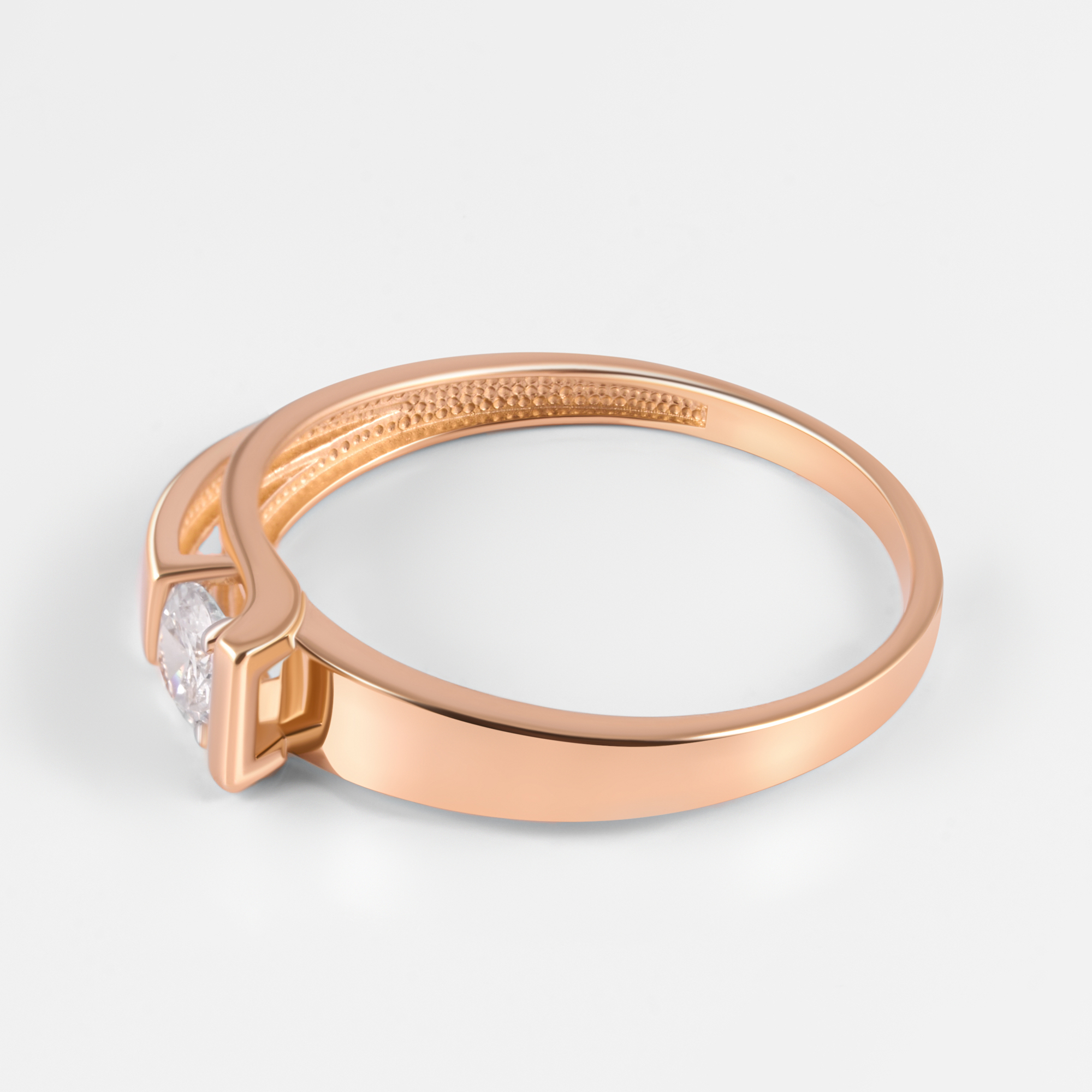 Золотое кольцо Efremof из красного золота 585 пробы ЮПК13218676