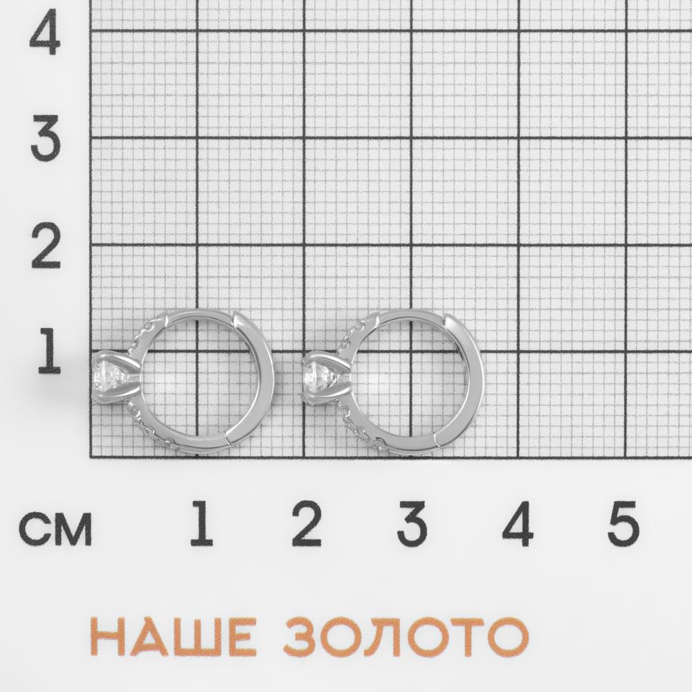 Серебряные серьги конго Альтеза А9С20231