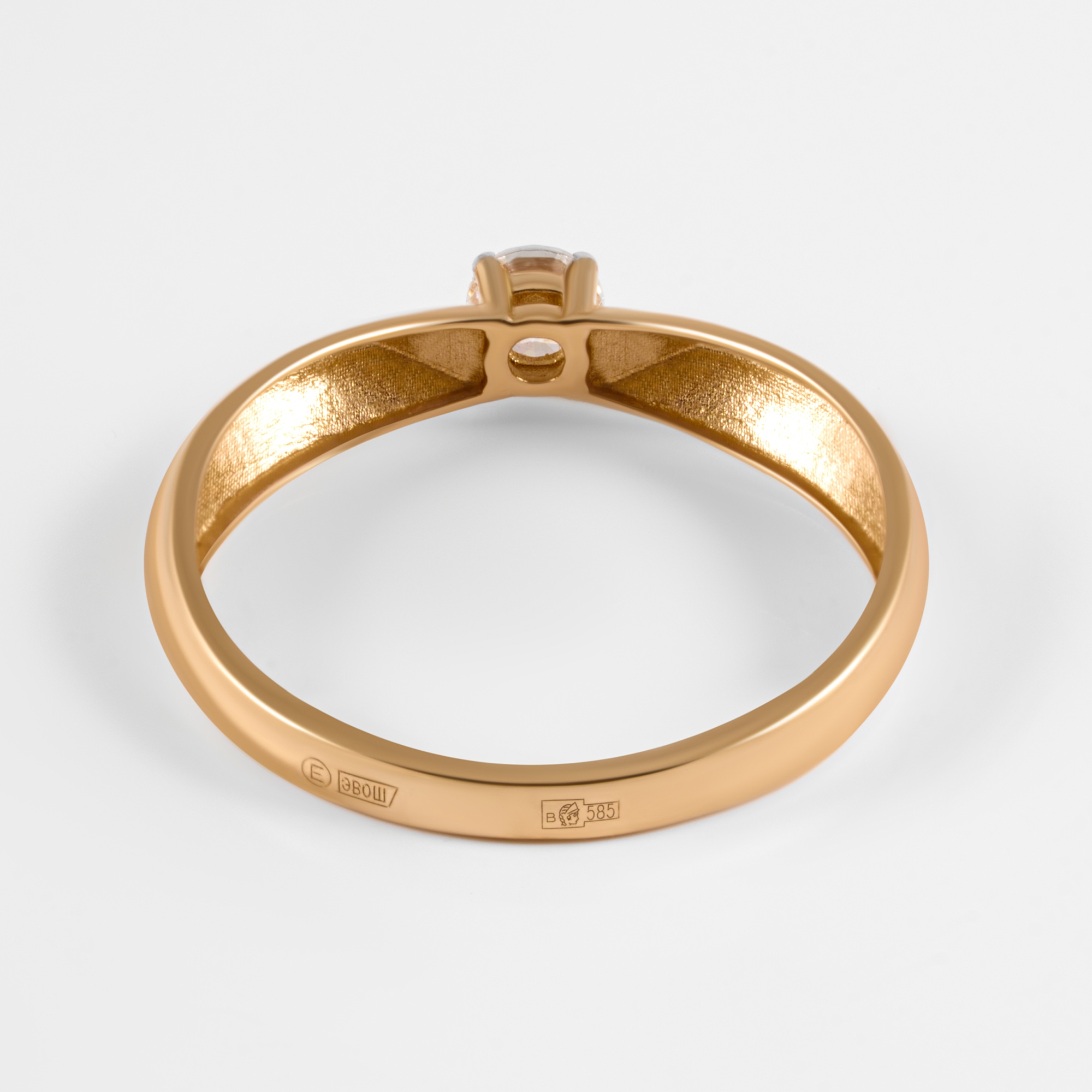 Золотое кольцо Efremof из красного золота 585 пробы ЮПК13215575