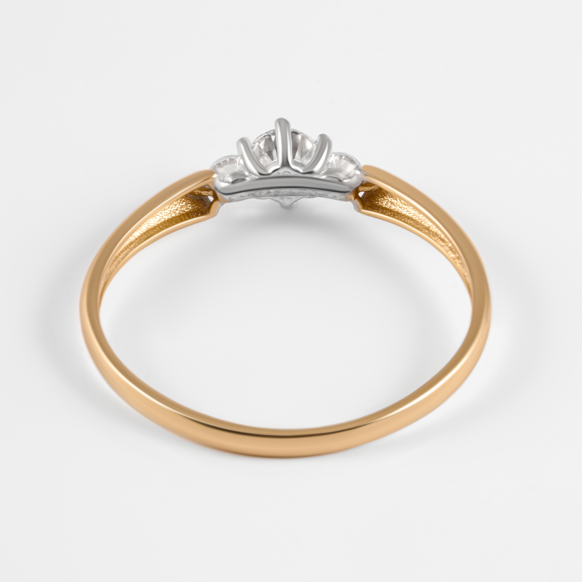 Золотое кольцо Санис из красного золота 585 пробы СН01-116686