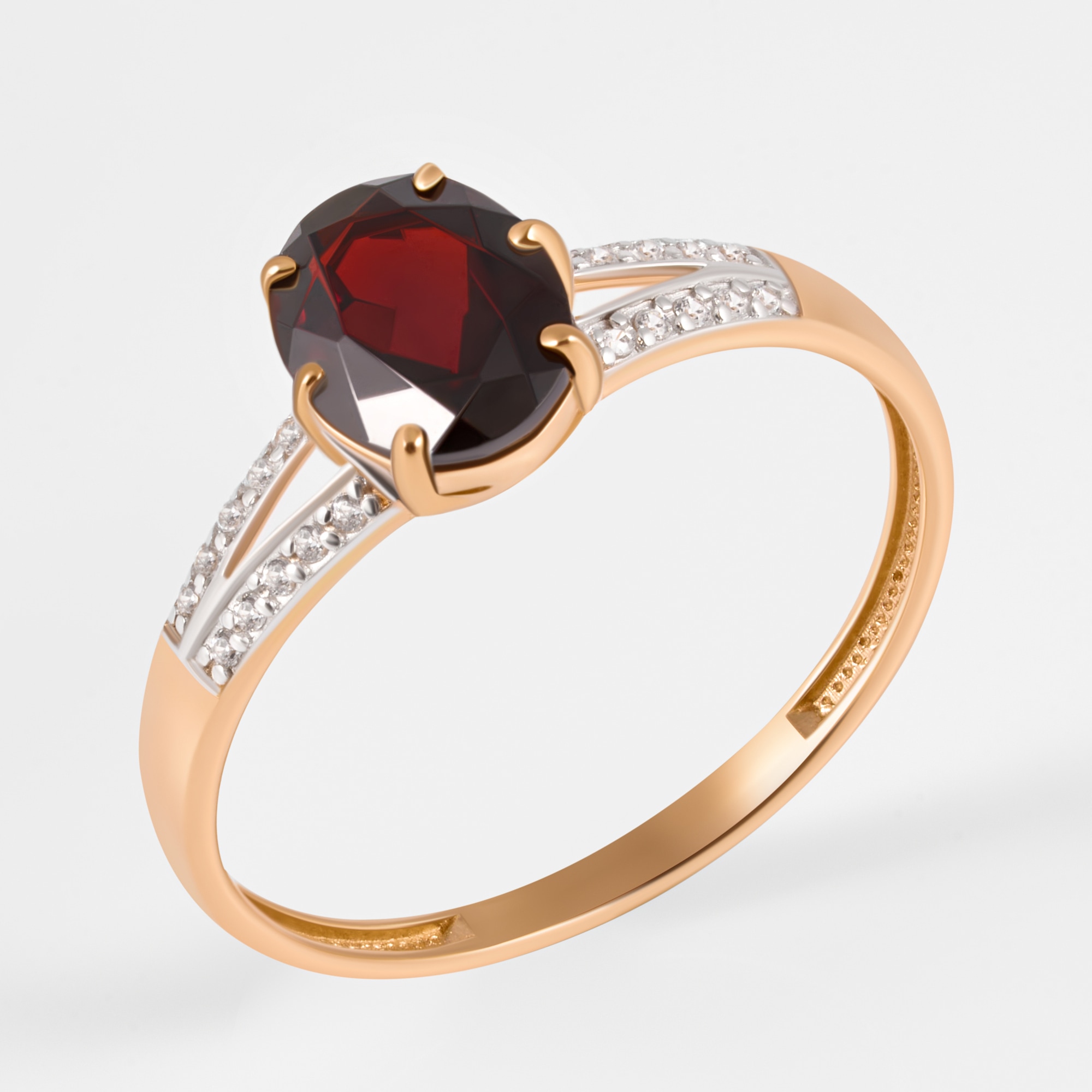Золотое кольцо Efremof из красного золота 585 пробы ЮПК13417619гр
