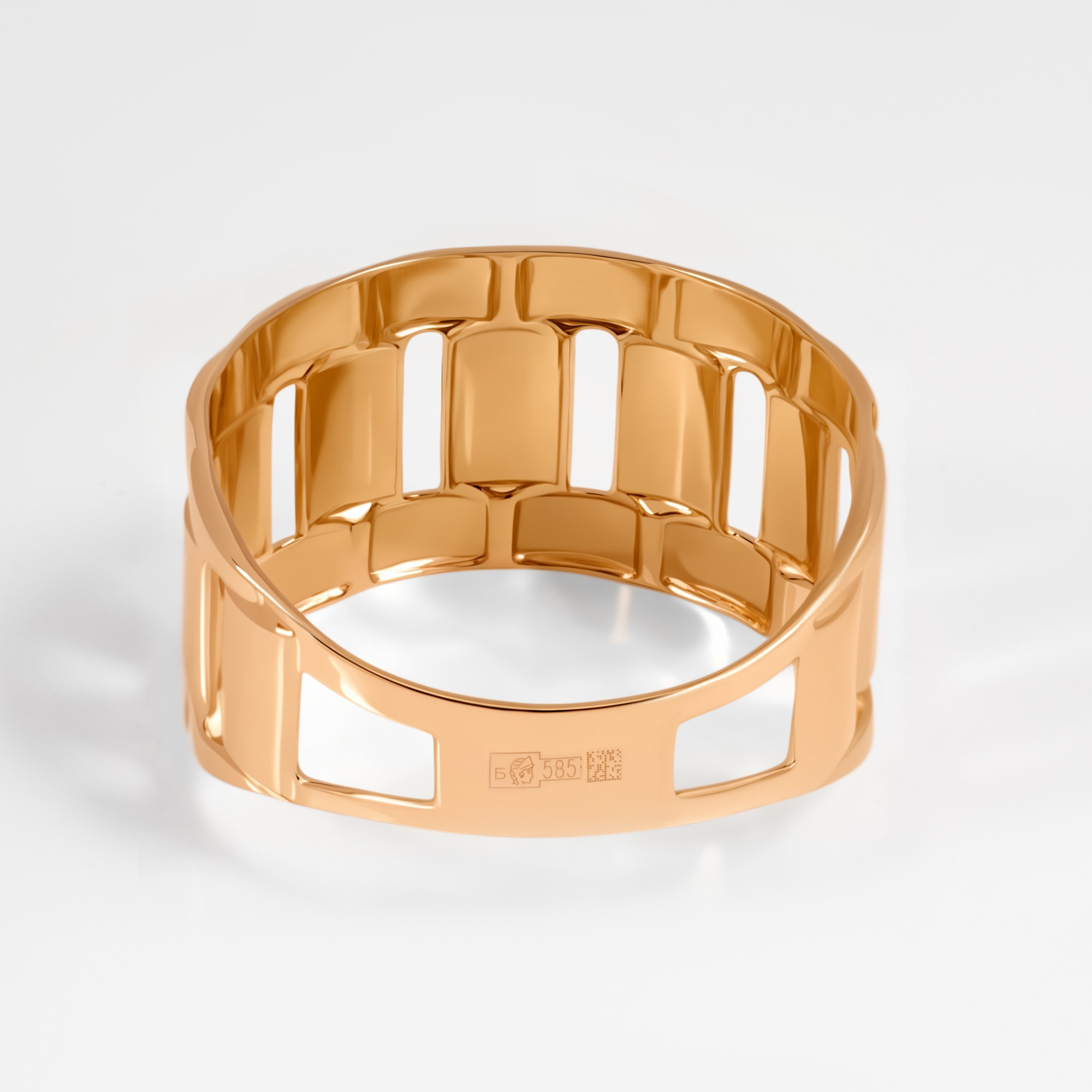 Золотое кольцо Магнат из красного золота 585 пробы ПЗ012717