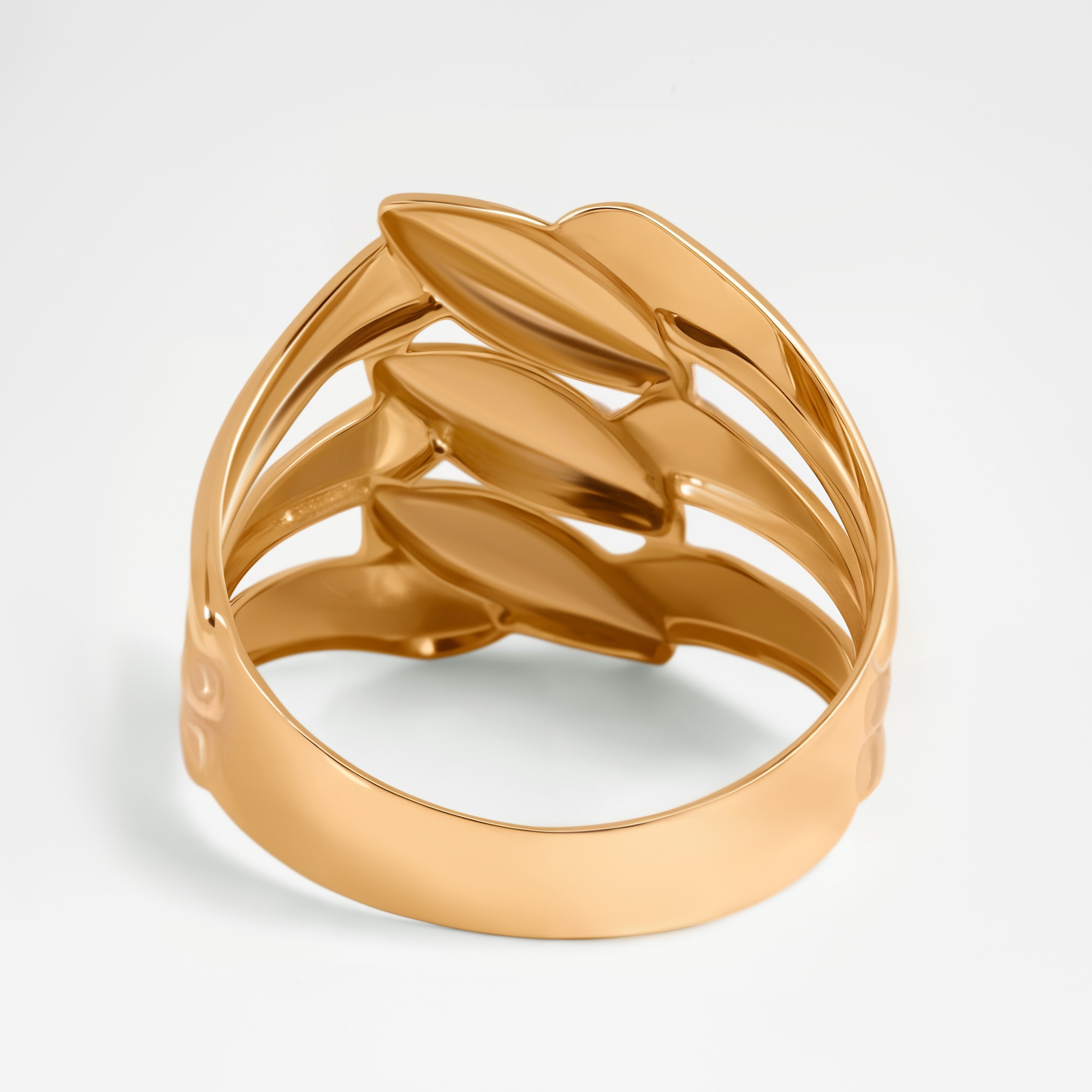 Золотое кольцо Магнат из красного золота 585 пробы ПЗ012719