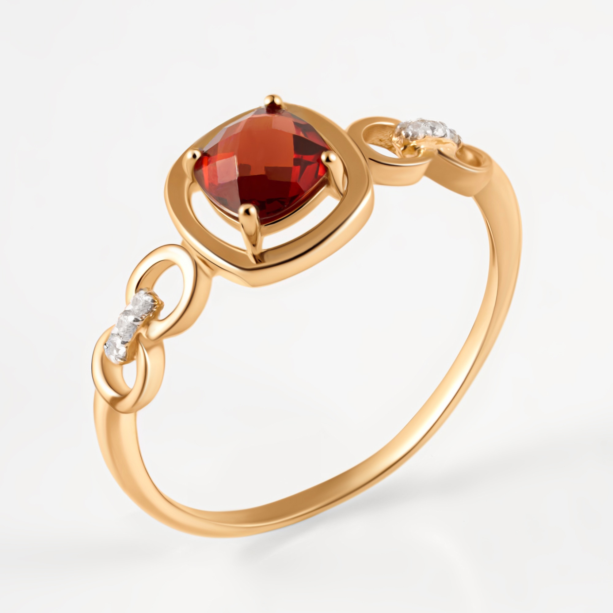 Золотое кольцо Алекси из красного золота 585 пробы А3011910гр